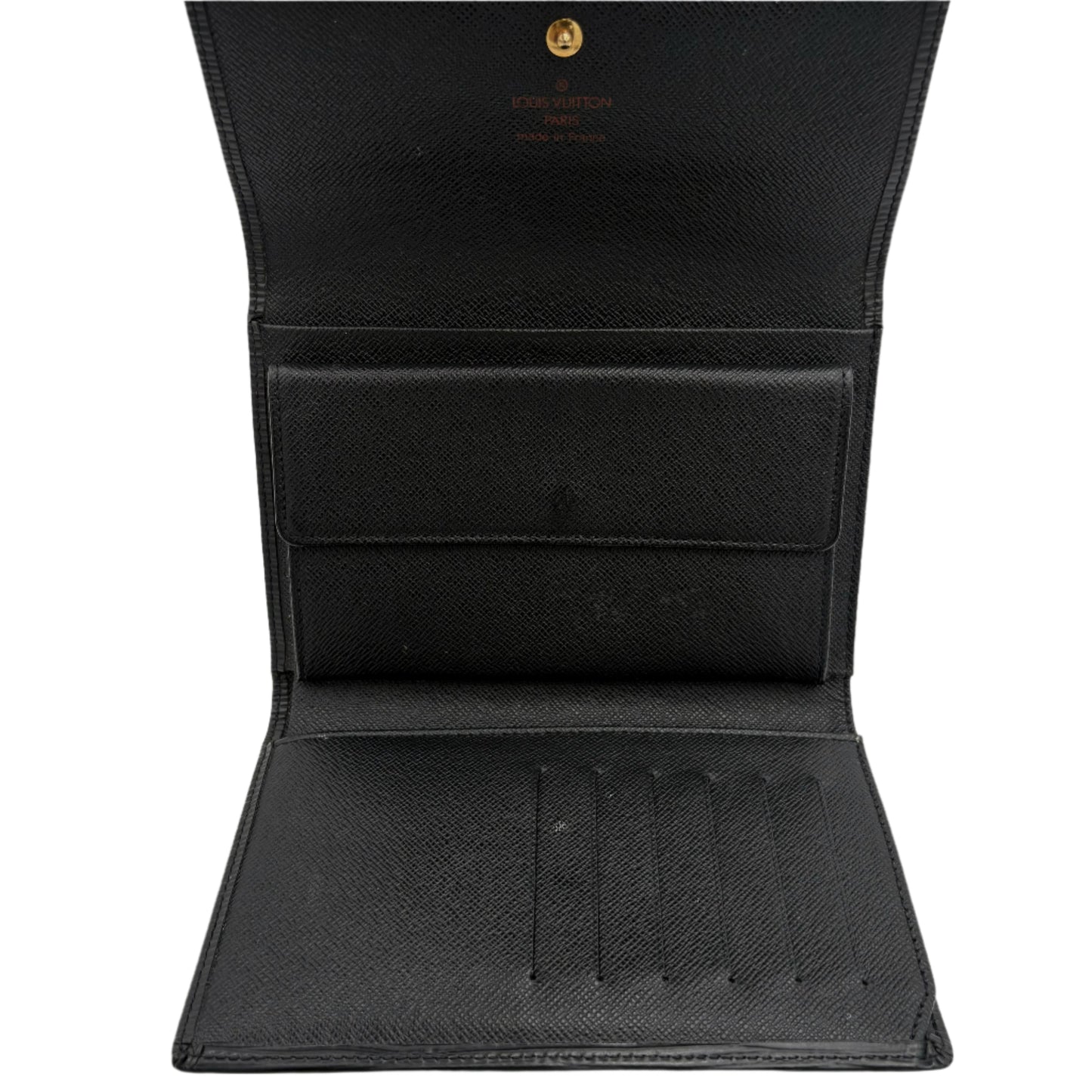 Louis Vuitton Trifold Wallet-Black epi