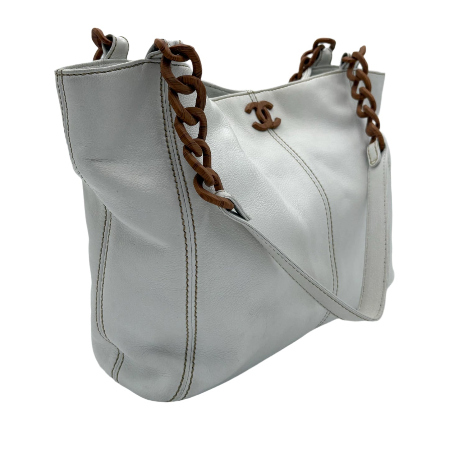 2003/2004 Wood Chain Tote Bag