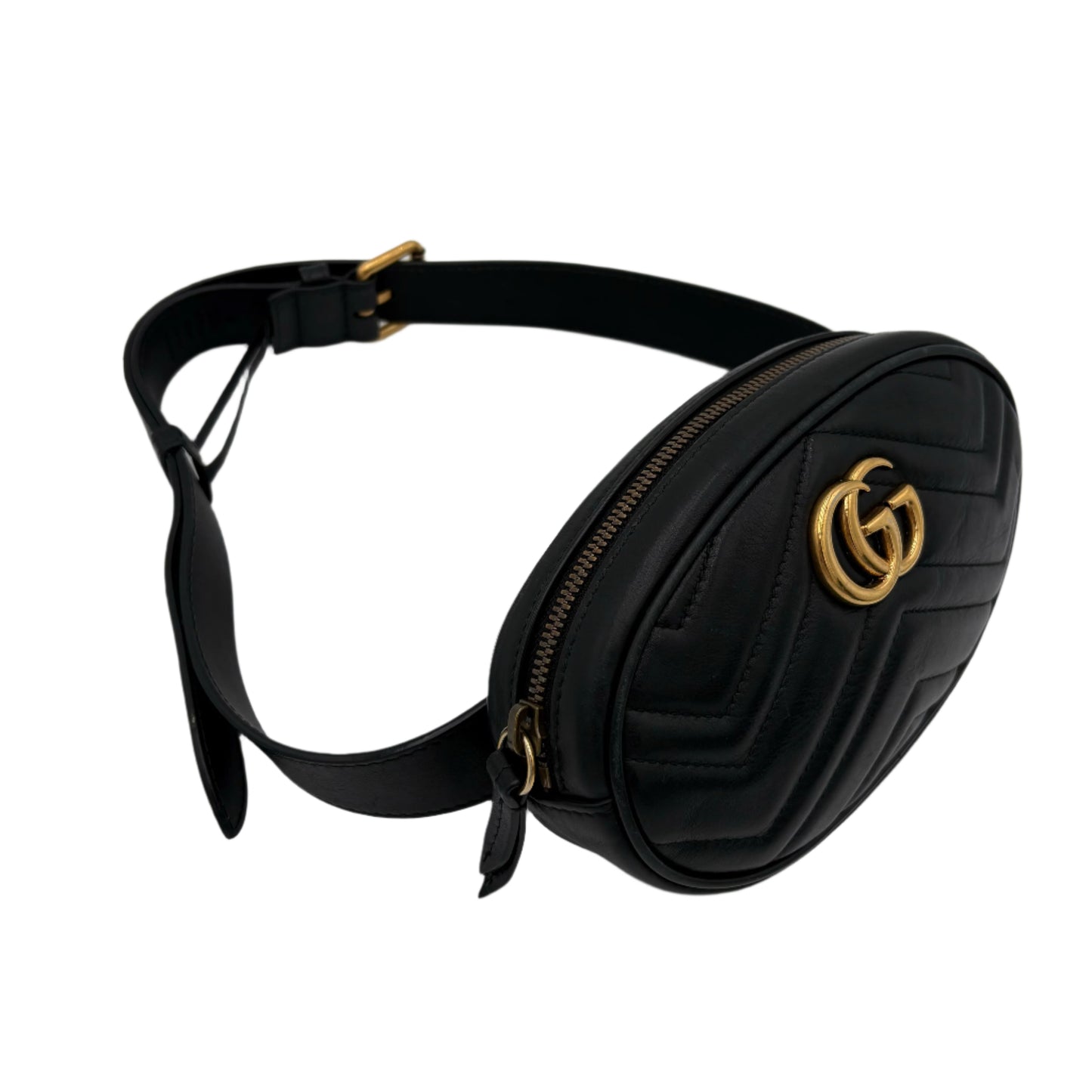 Gucci GG Marmont Black Belt Bag