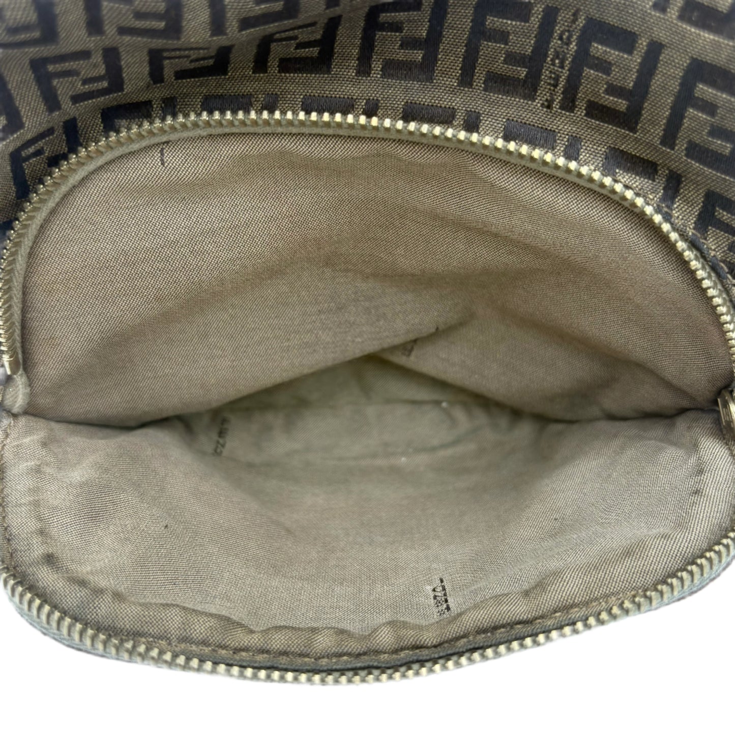 Vintage Fendi Zucchino Front Pocket Hobo Bag