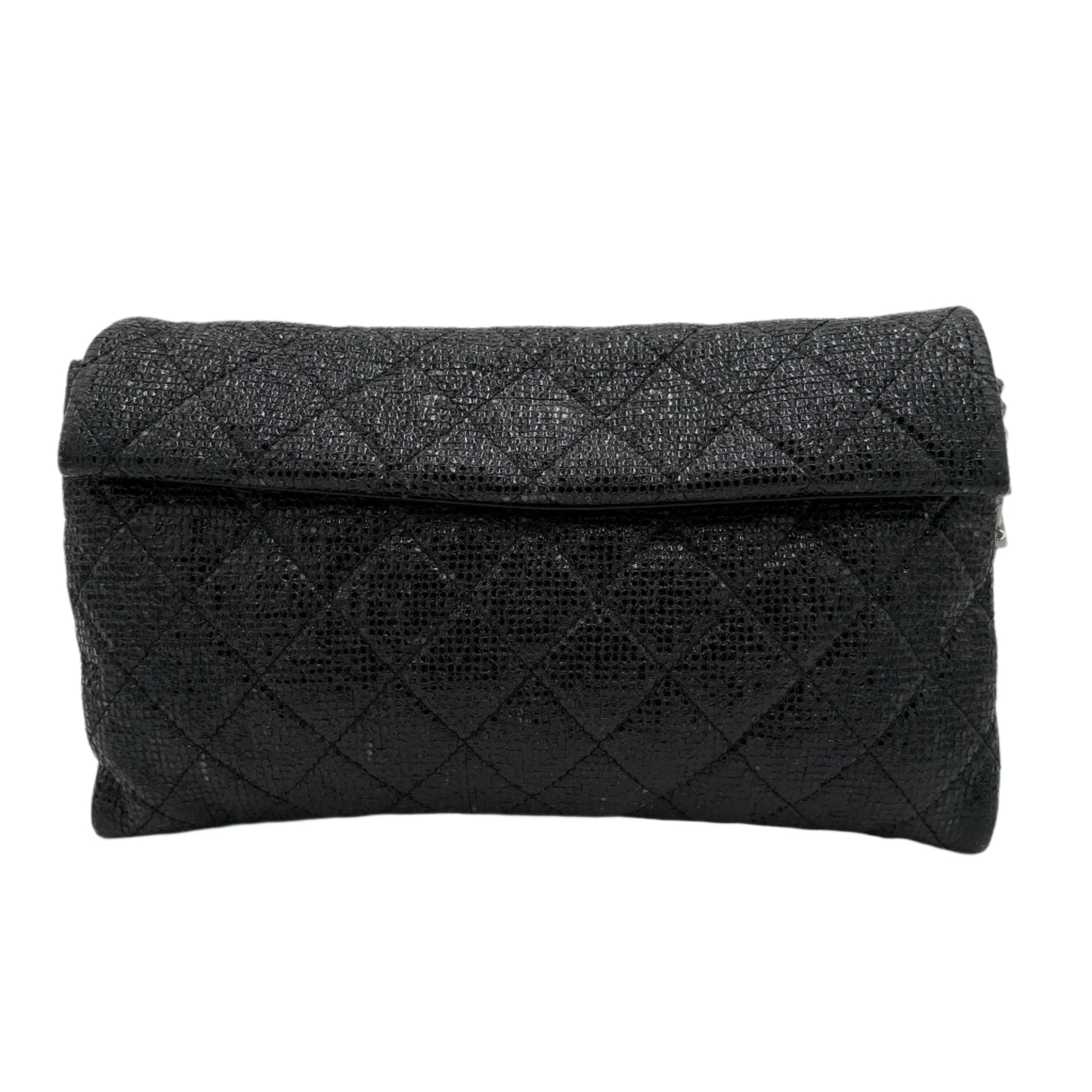 2015 Chanel Crossbody/Clutch-Black/Coated
