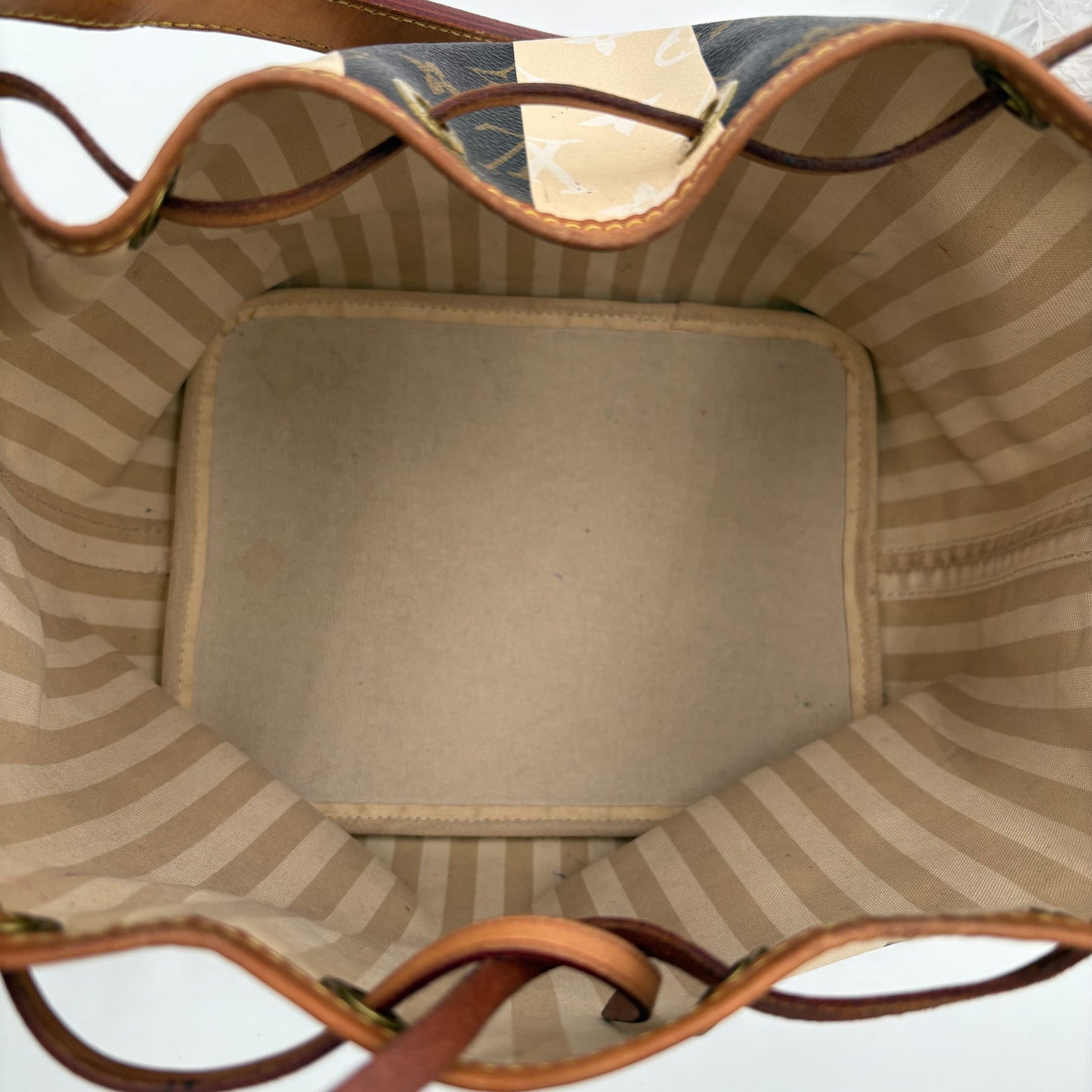 Louis Vuitton Monogram Rayure Petit Noe Shoulder Bag