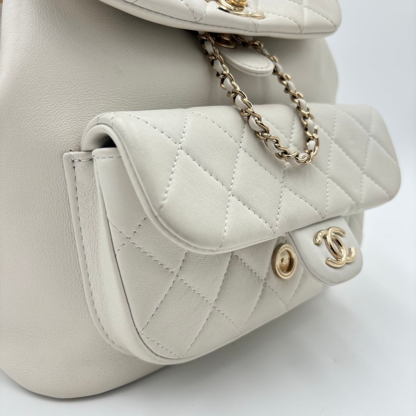2023 Chanel Duma Drawstring Backpack