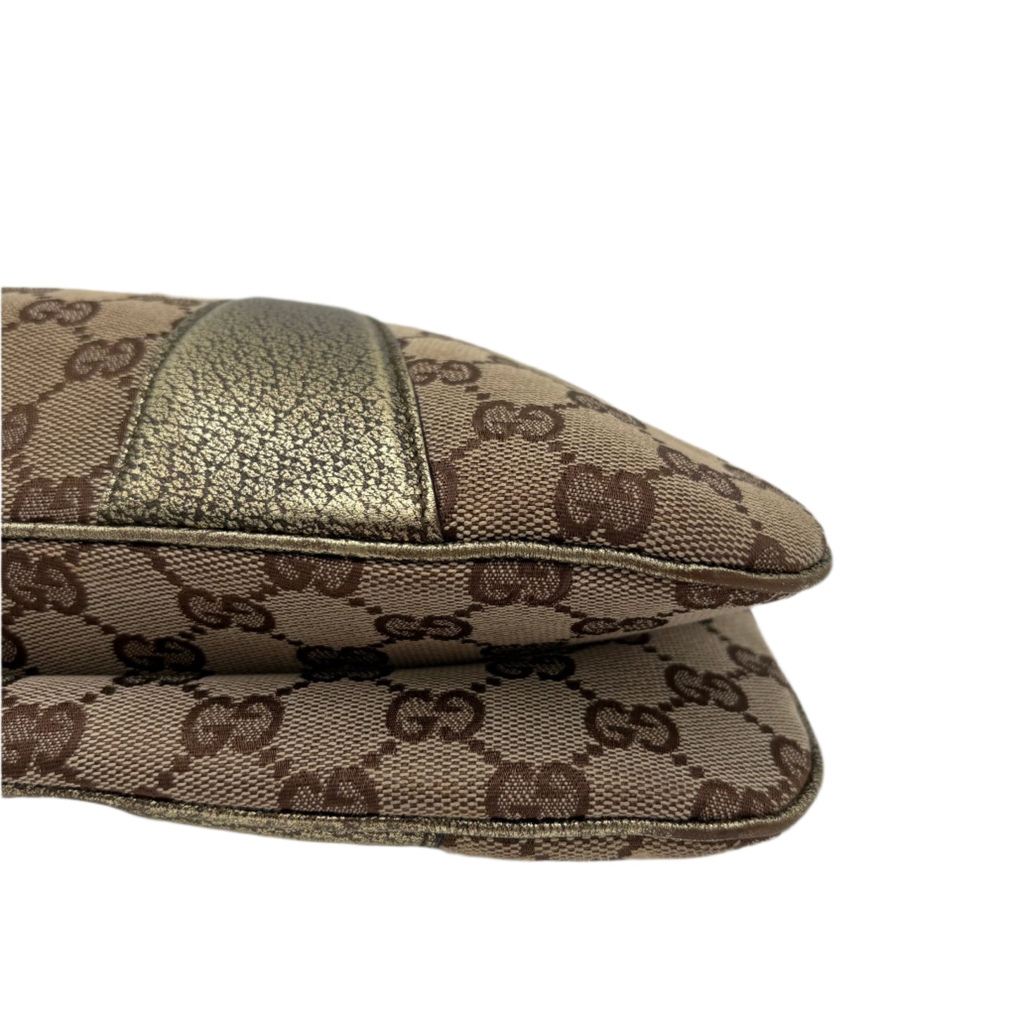 Gucci Leather Tom Ford Bamboo Chain Bag Gold
