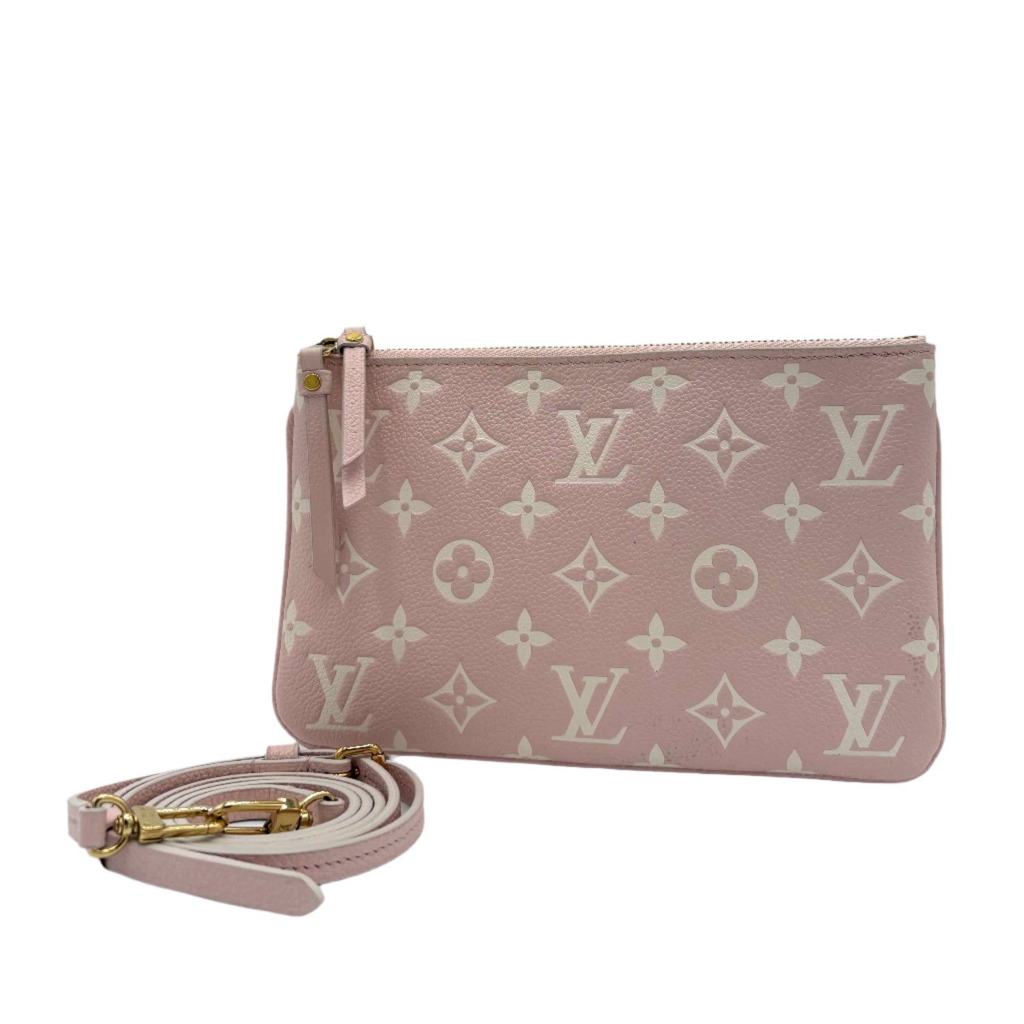 Louis Vuitton Double Zipper Pochette: Pink