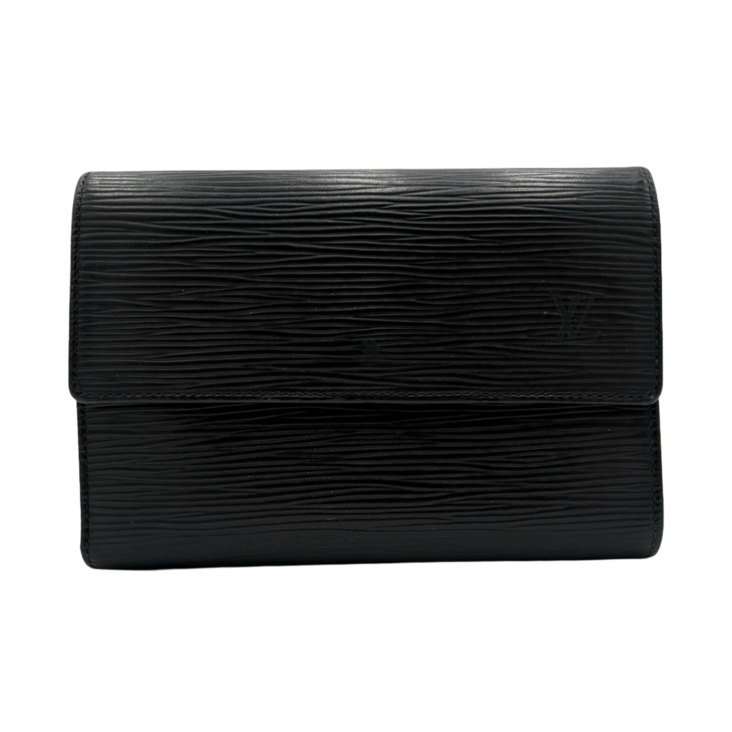 Louis Vuitton Trifold Wallet-Black epi