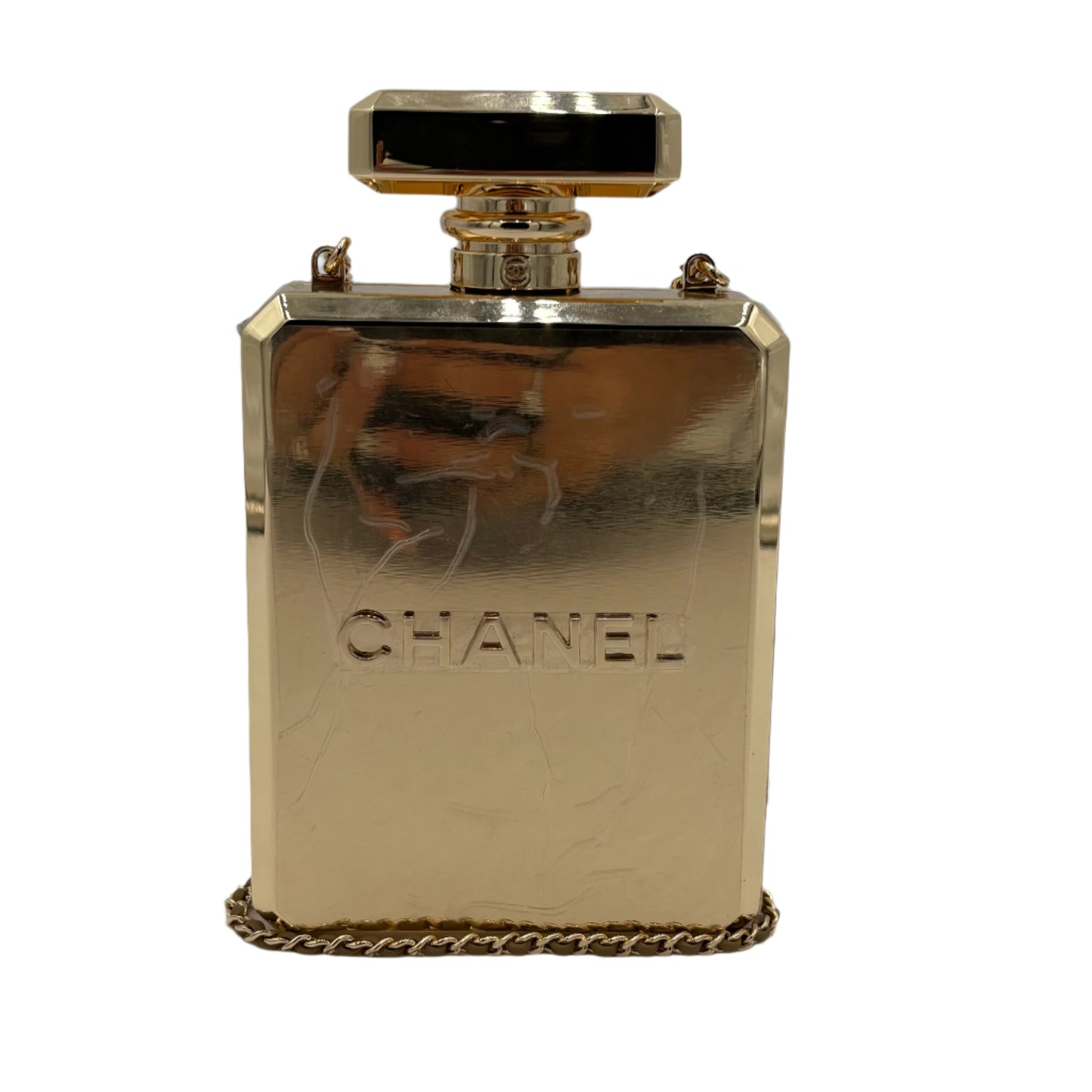 Gold Chanel No5 Minaudière Perfume