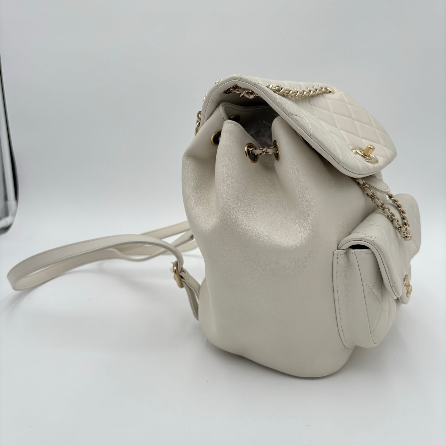 2023 Chanel Duma Drawstring Backpack