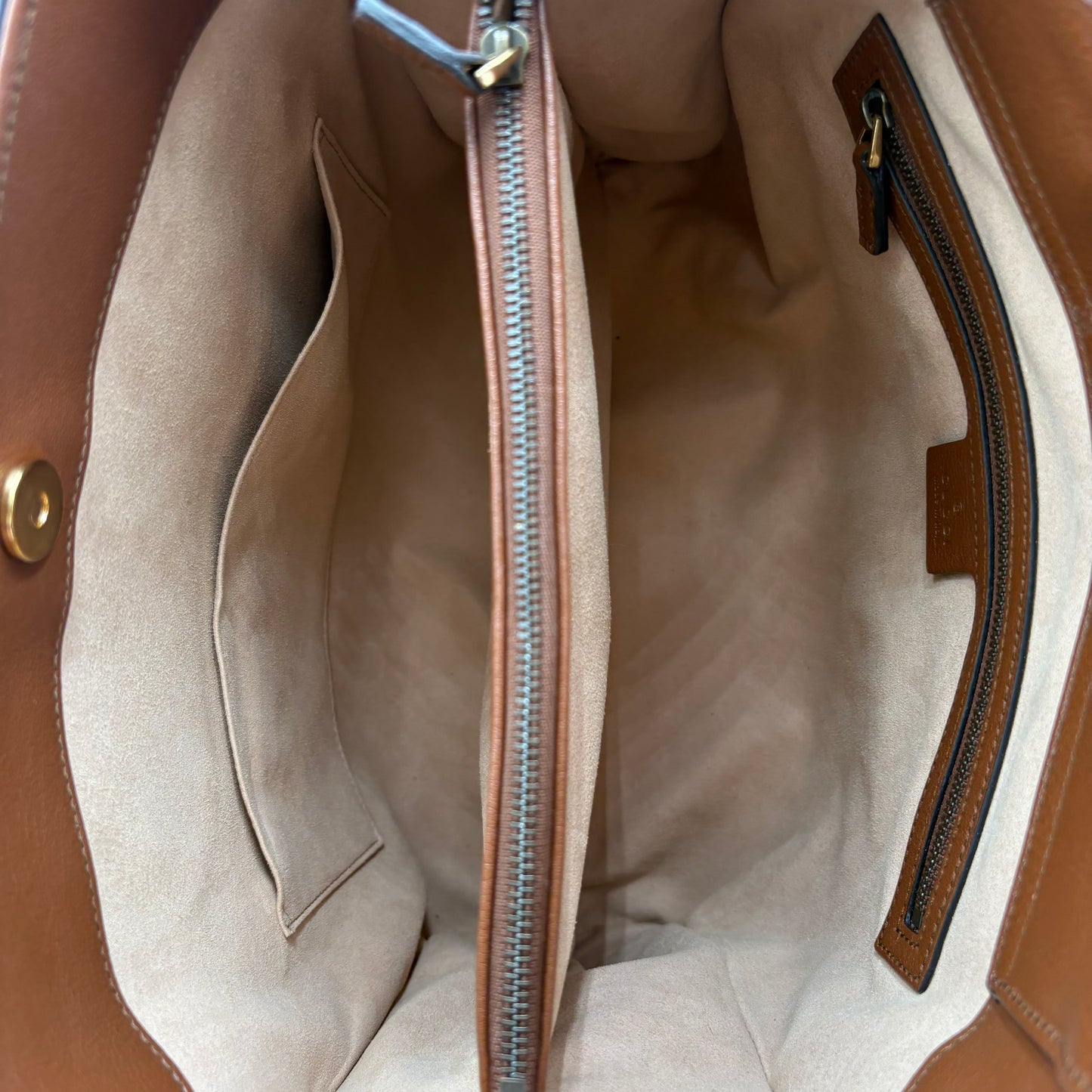 Gucci Diana Medium Brown Tote Bag