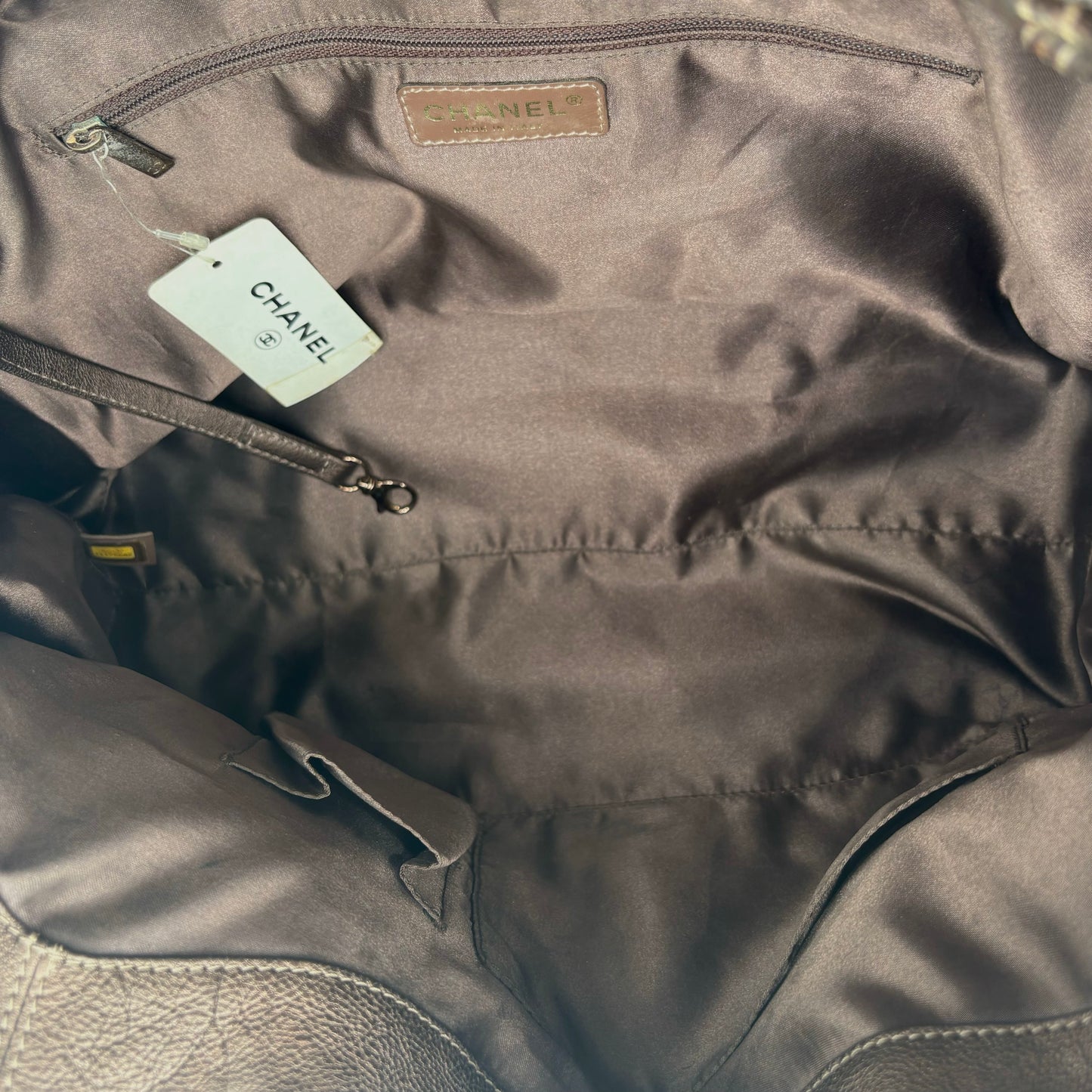 2007 Chanel Coco Cabas Brown Tote