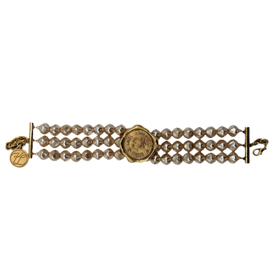 Karl Lagerfeld Pearl Strand Choker