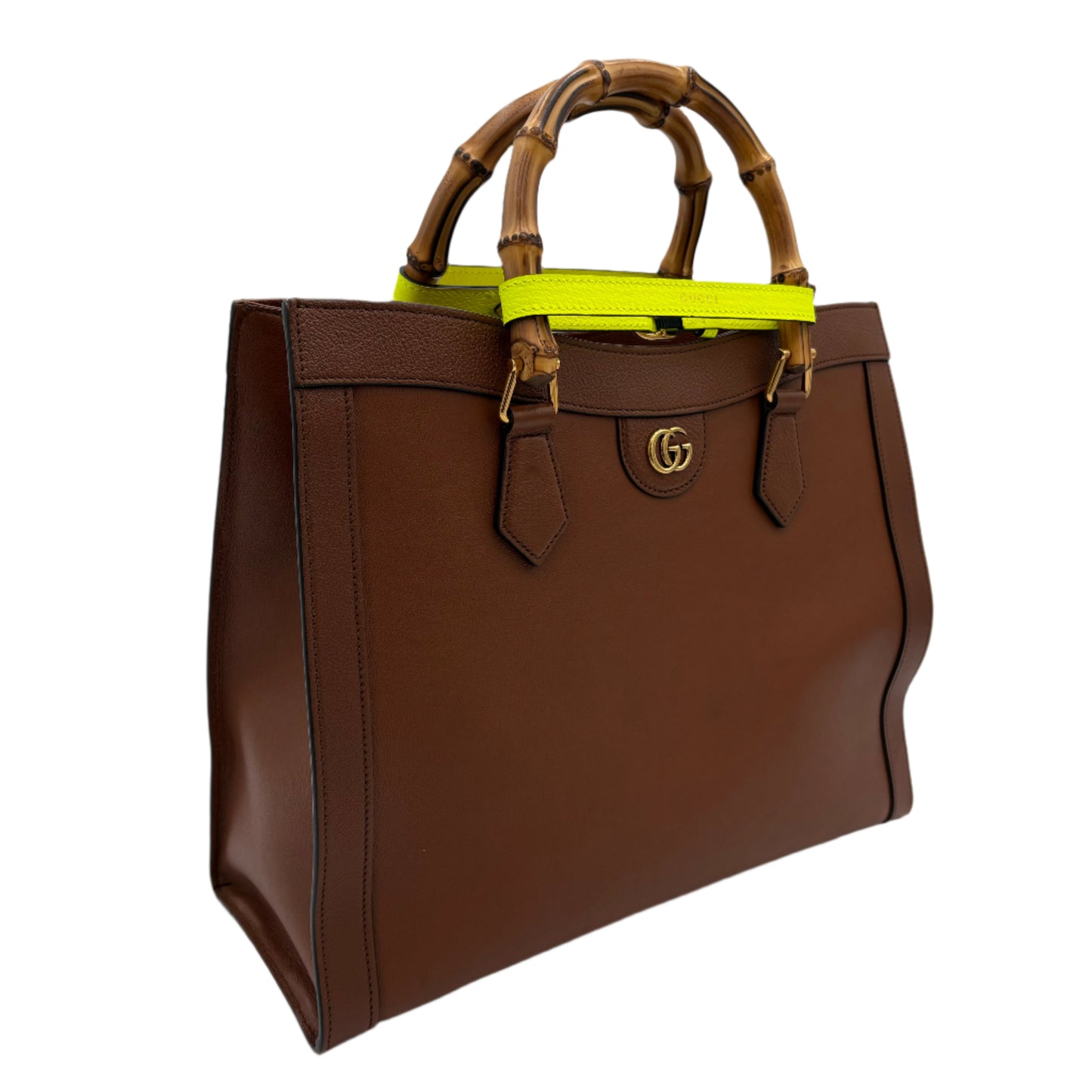 Gucci Diana Medium Brown Tote Bag