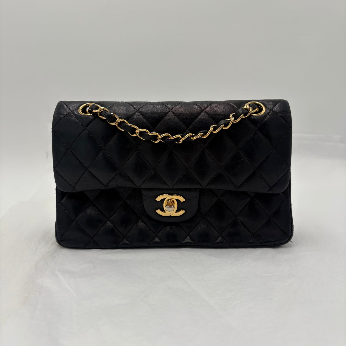 2011 Chanel Double Flap Lambskin Classic Small