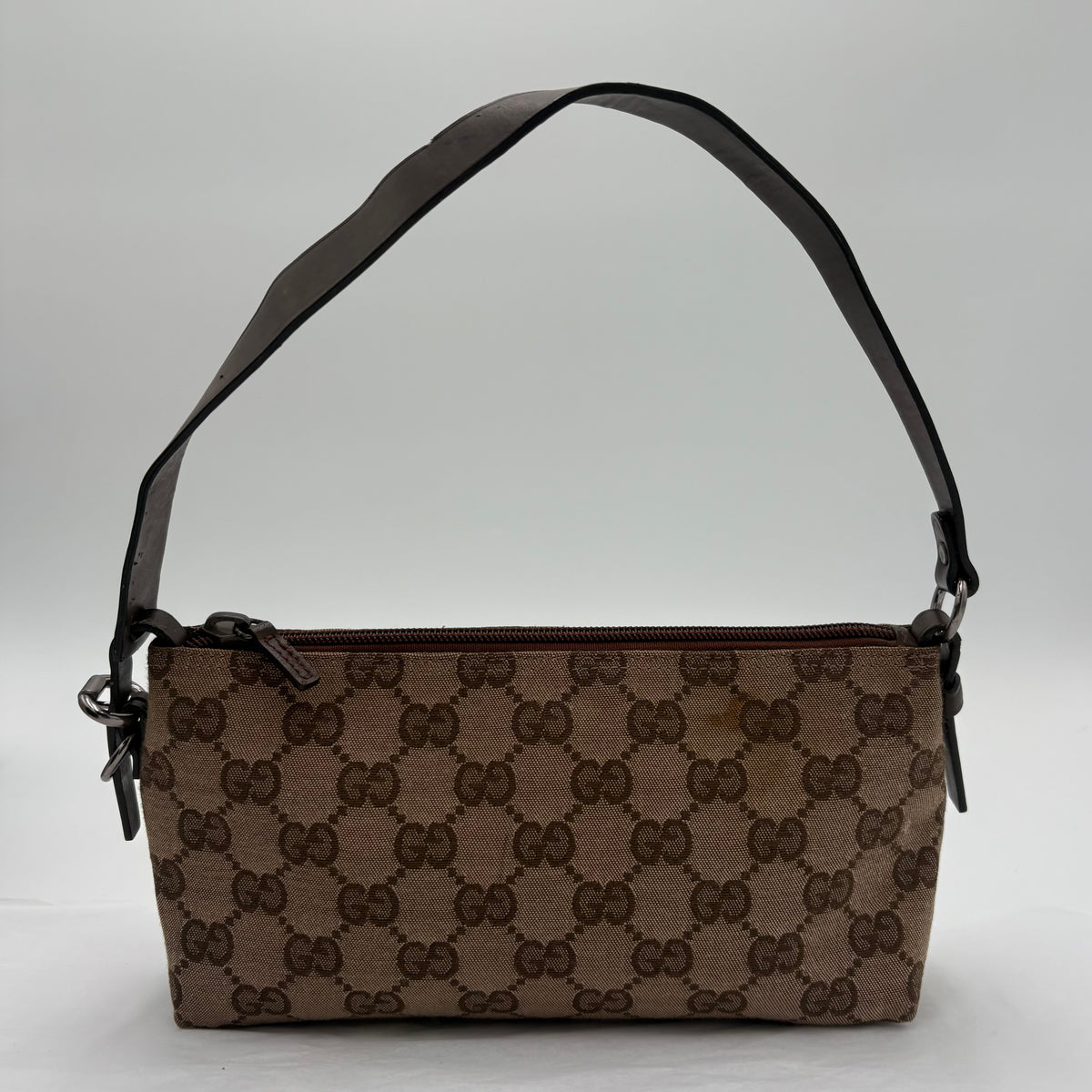 Gucci Canvas Boat Pochette Bag