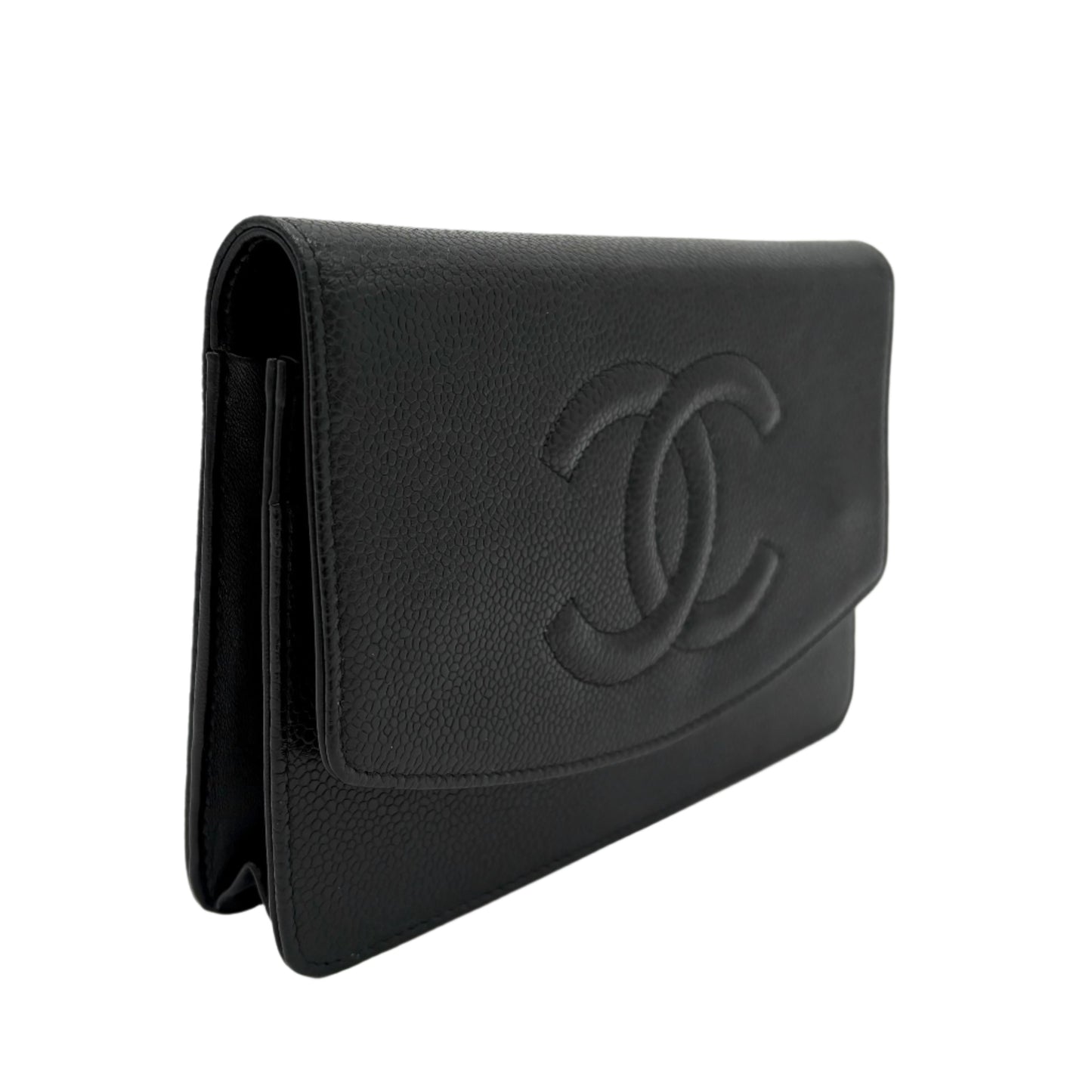 2008 Chanel Caviar Timeless Wallet On Chain