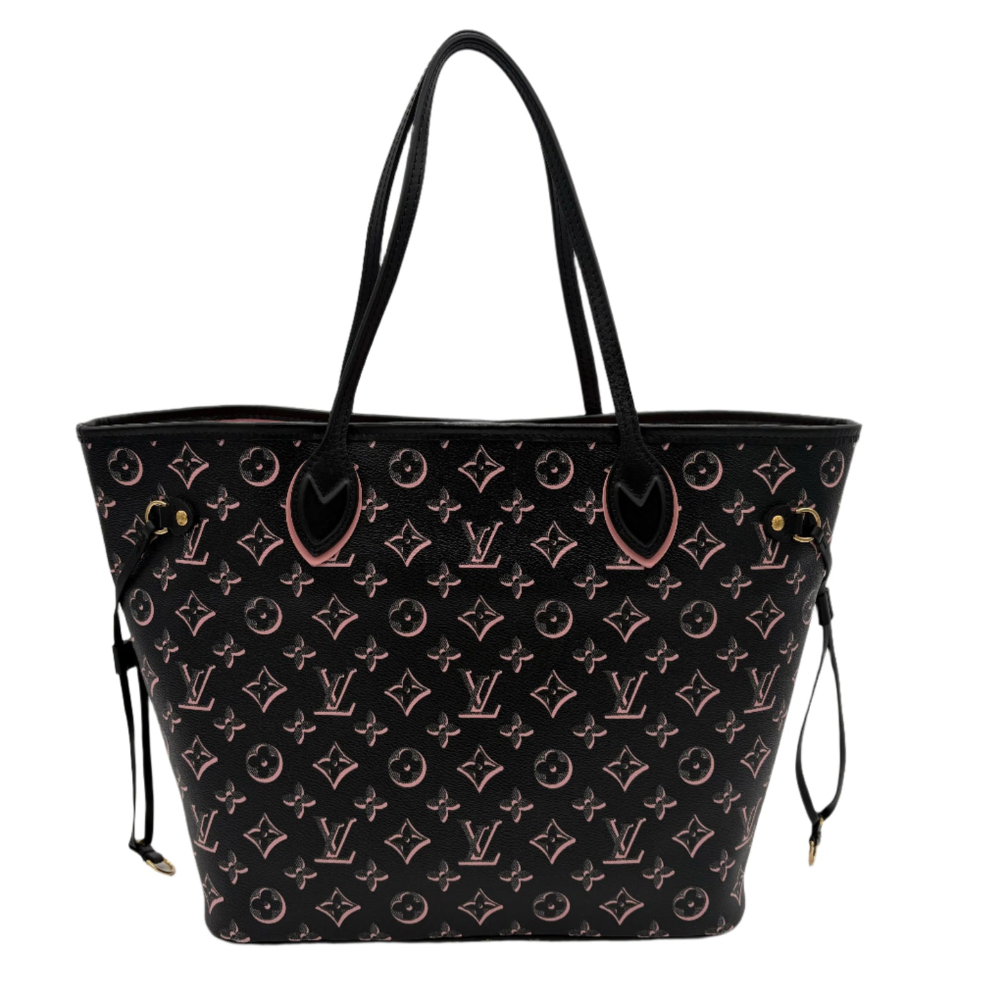 Chipped Louis Vuitton Neverfull NM Fall For You Tote