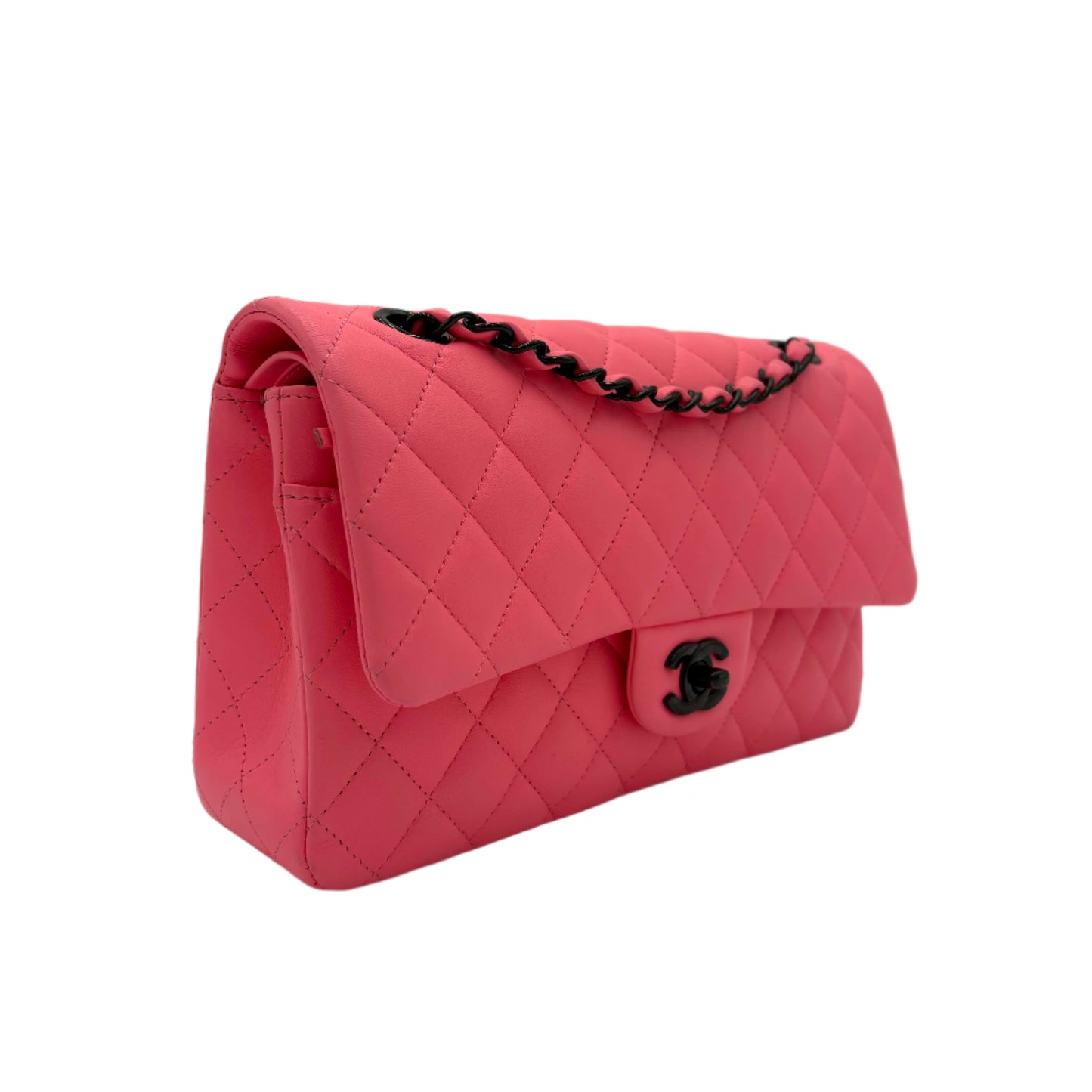 2024 Chanel Double Flap Lambskin Medium Bag