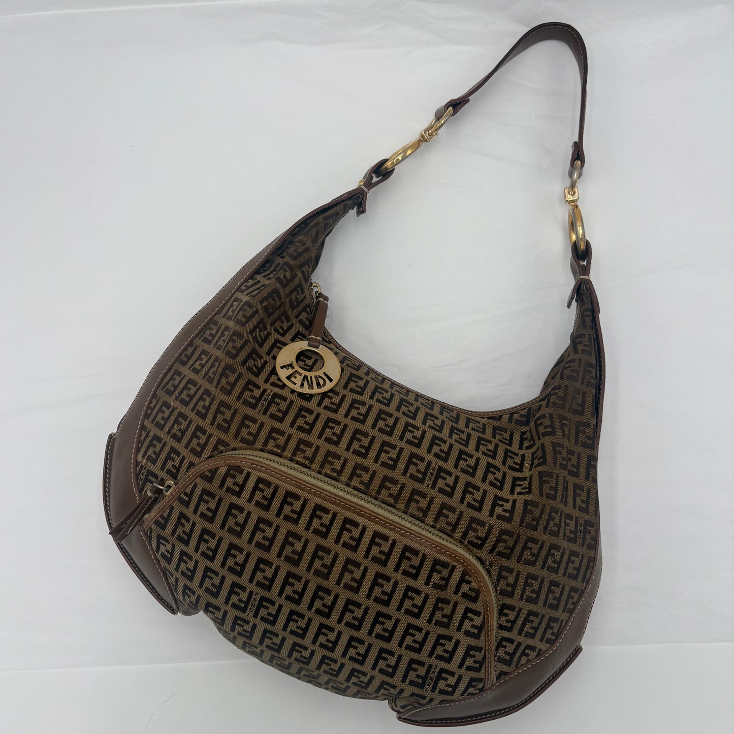 Fendi Pocket Chef Zucchino Hobo Bag