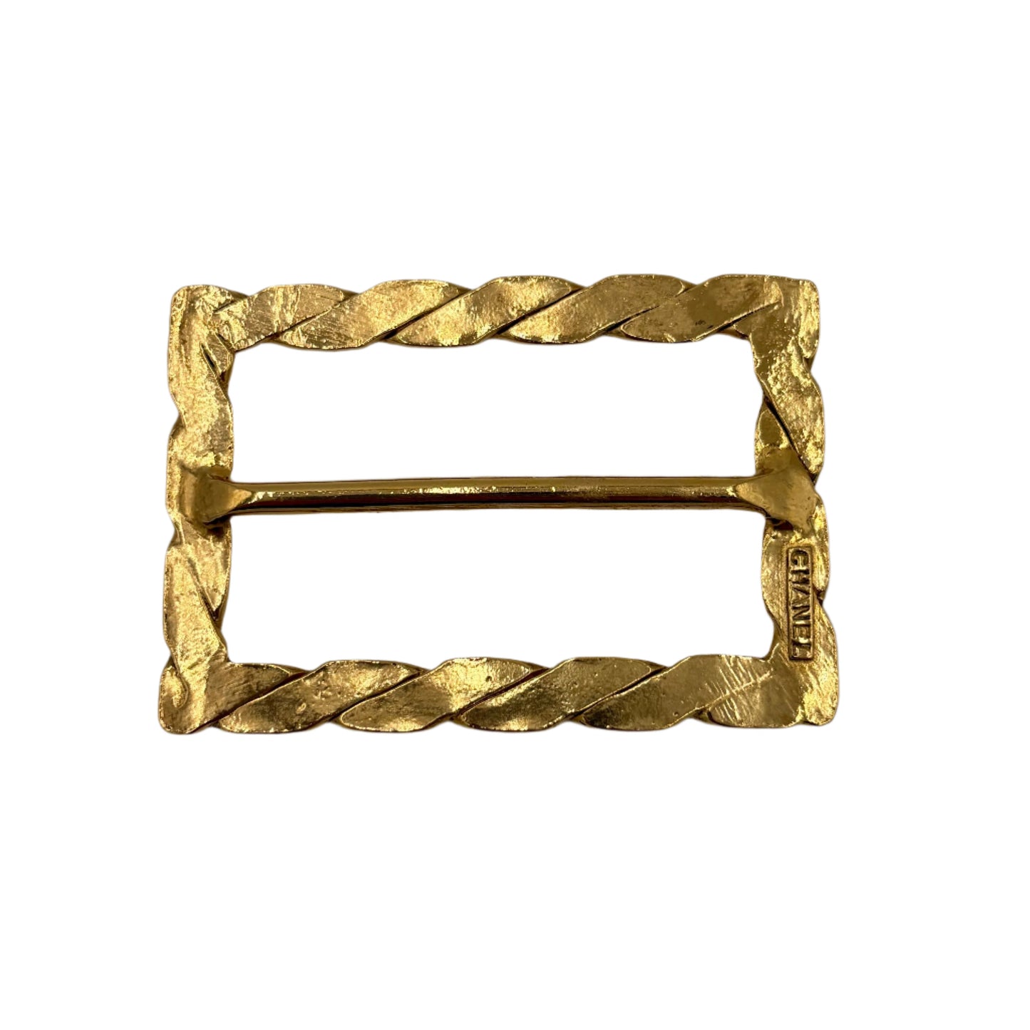 Vintage Chanel Gold Plated Belt Buckle