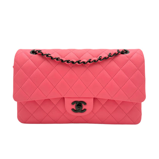 2024 Chanel Double Flap Lambskin Medium Bag