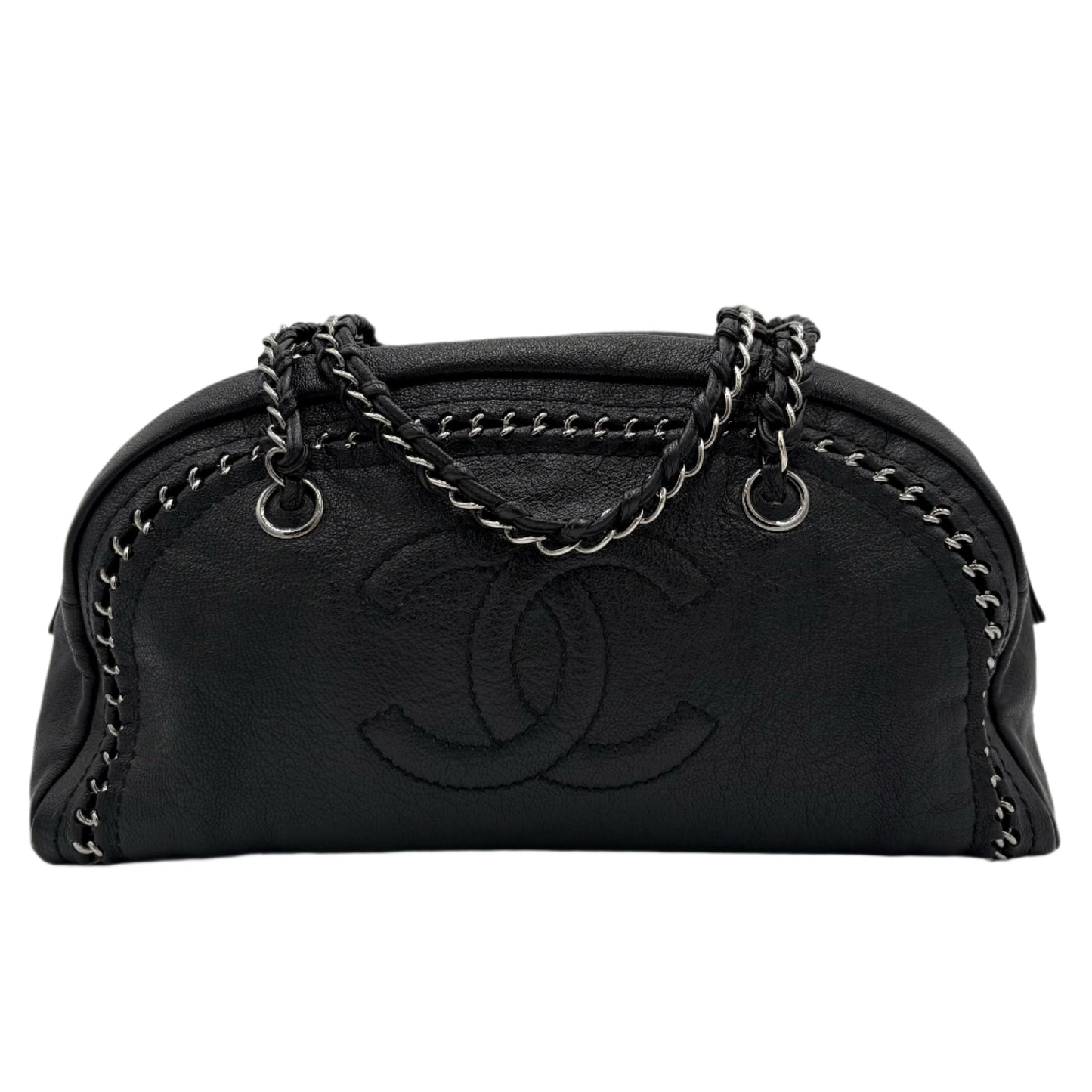 Chanel Luxe Ligne Bowler Bag-Black