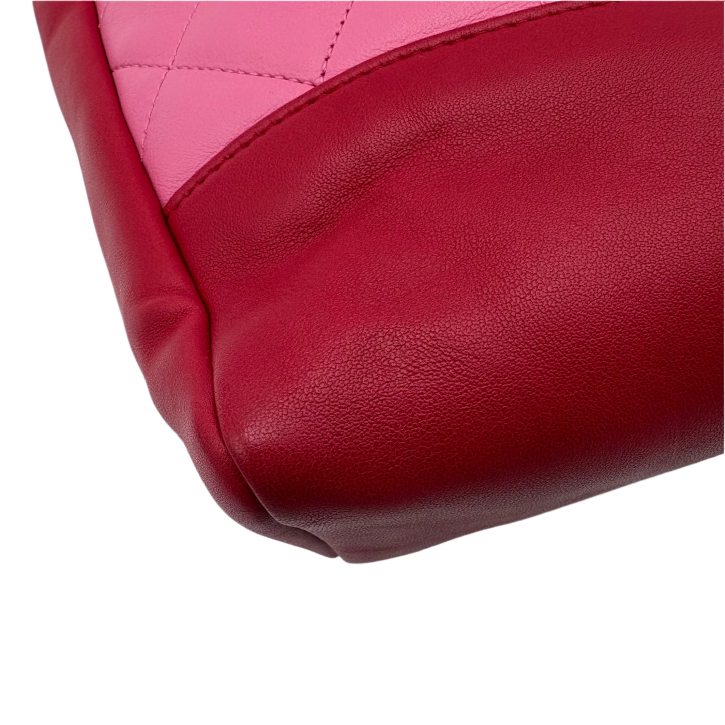 Chanel 31 Lambskin Large Shopping Tote : Pink/Red