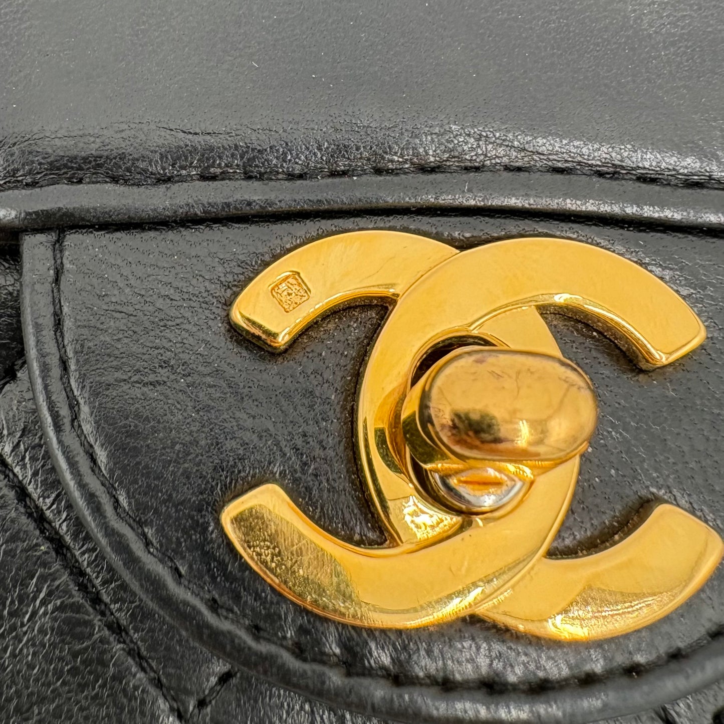 1989 Chanel Lambskin Matelasse Flap Bag