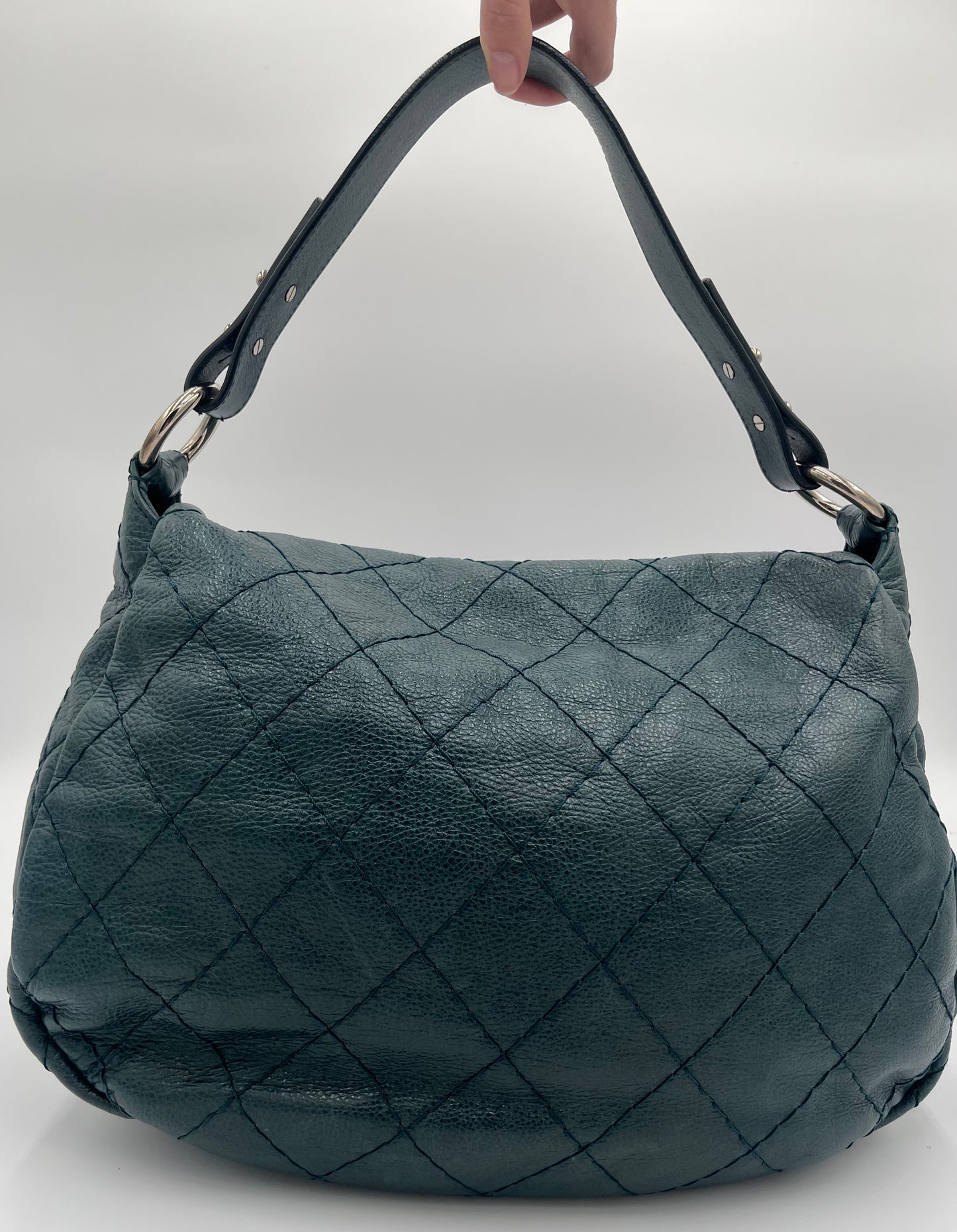 2011 Chanel Quilted Chanel Bag-Blue