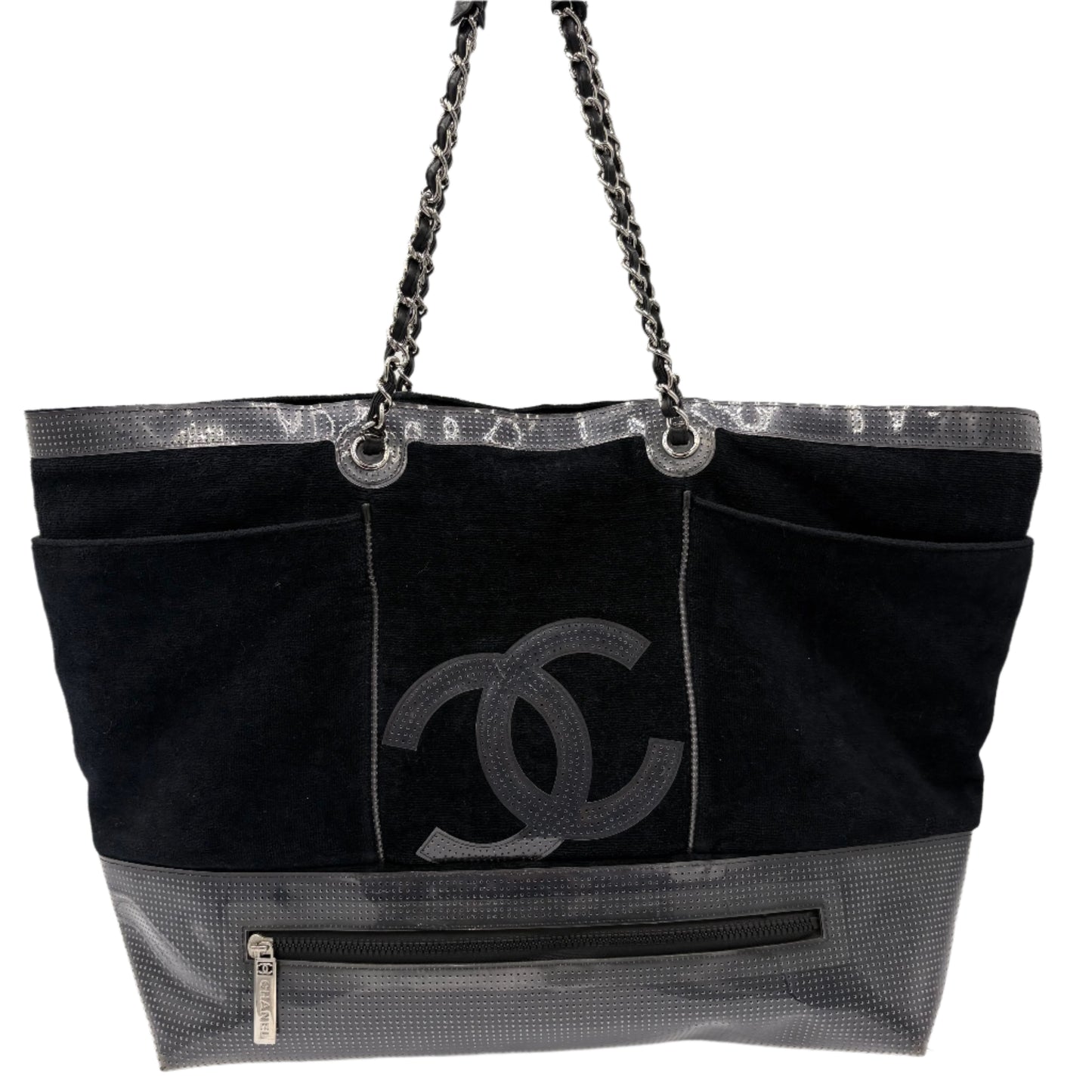 2008/09 Chanel Terry Cloth CC XL Tote Bag