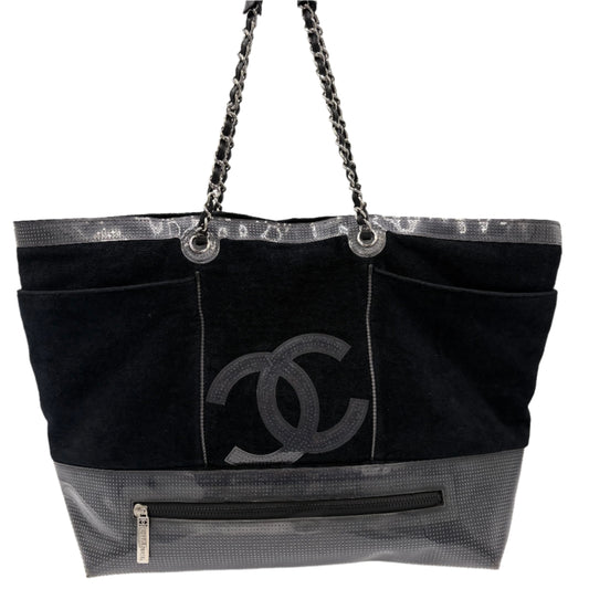 2008/09 Chanel Terry Cloth CC XL Tote Bag