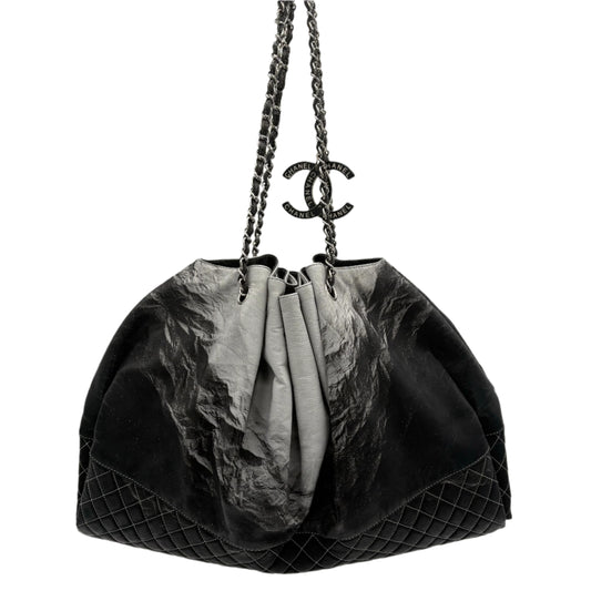 Chanel Melrose Ombre Patent-Black/Grey