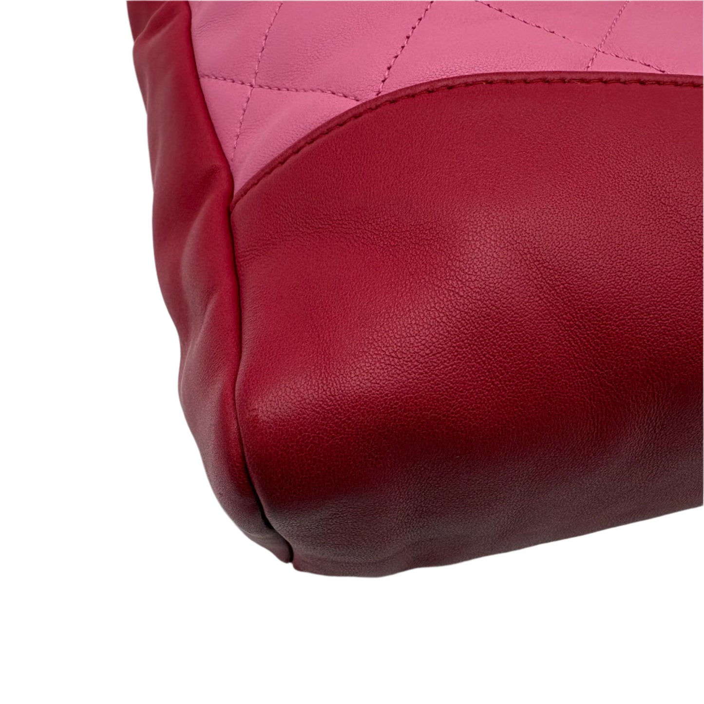 Chanel 31 Lambskin Large Shopping Tote : Pink/Red