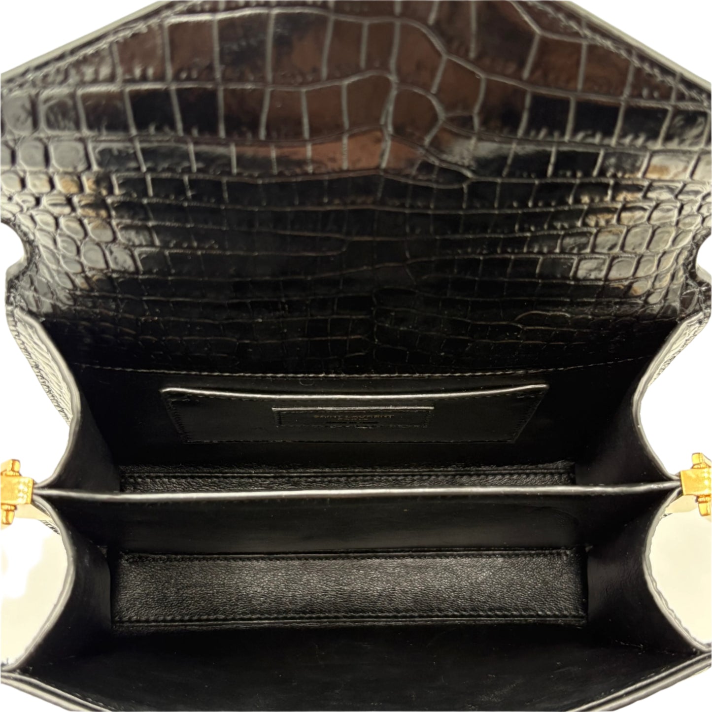 MIB YSL Saint Laurent Cassandra Croc Mini Top Handle Bag