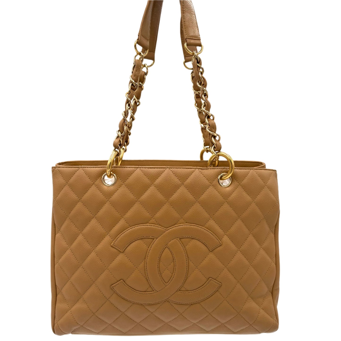 2011 Chanel Grand Shopping Tote-Light Beige