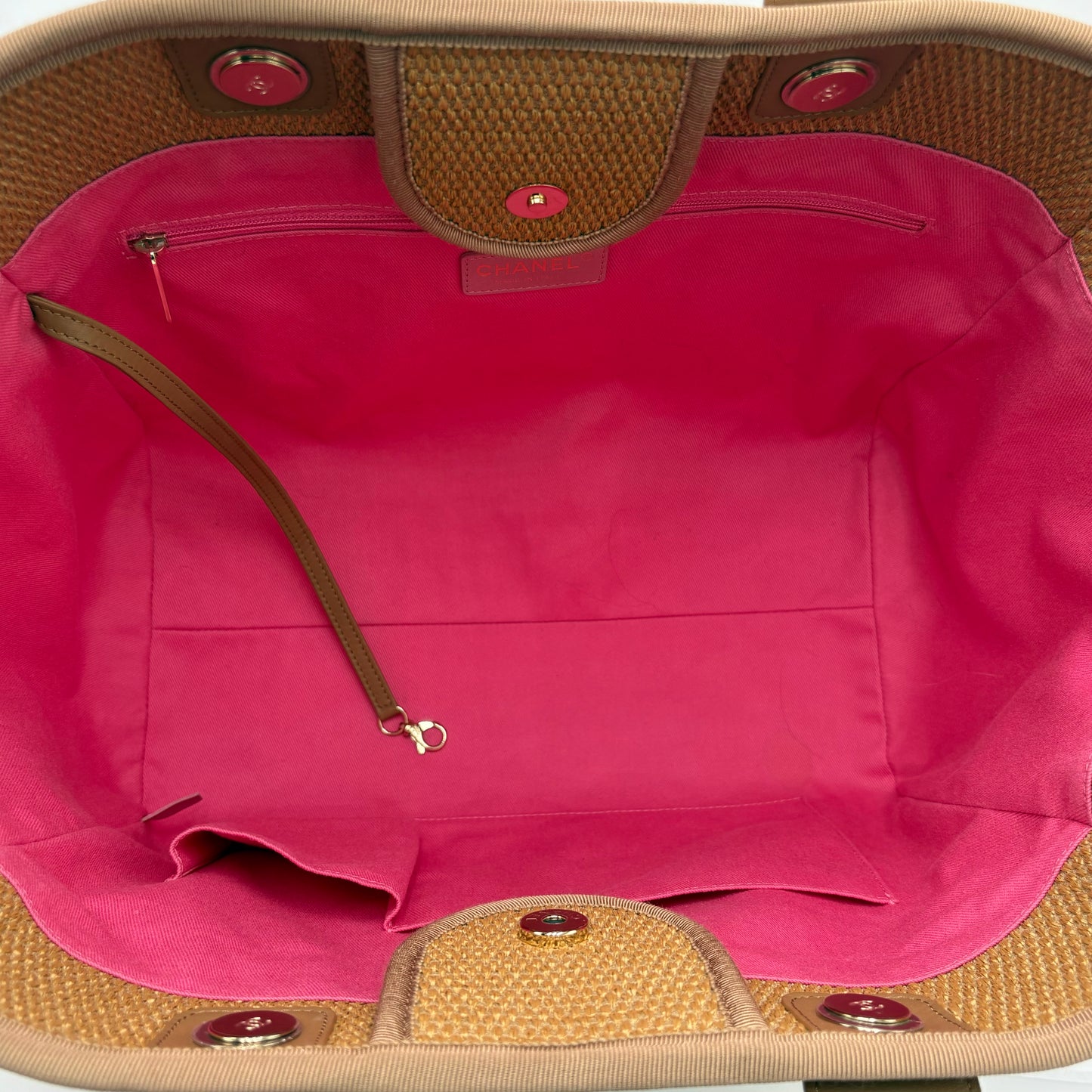 2019 Chanel Medium Raffia Deauville