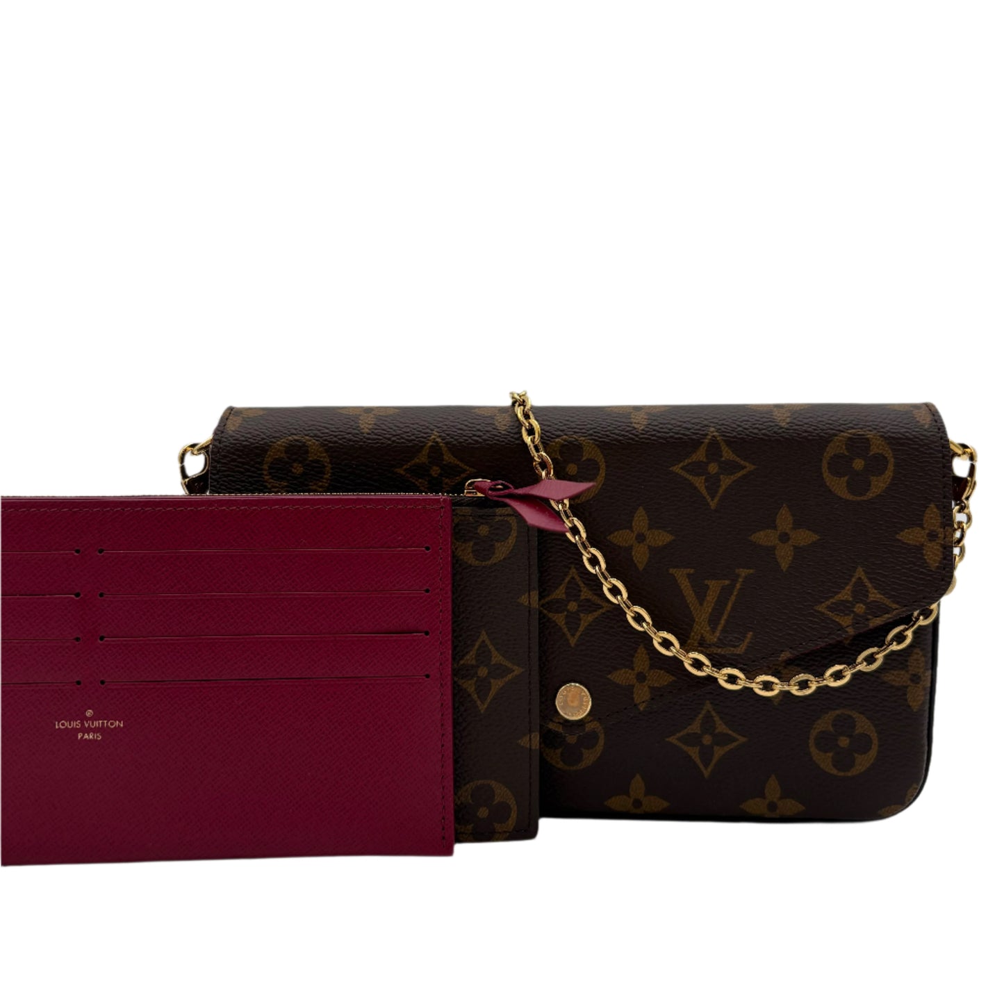 Chipped Louis Vuitton Monogram Felicie