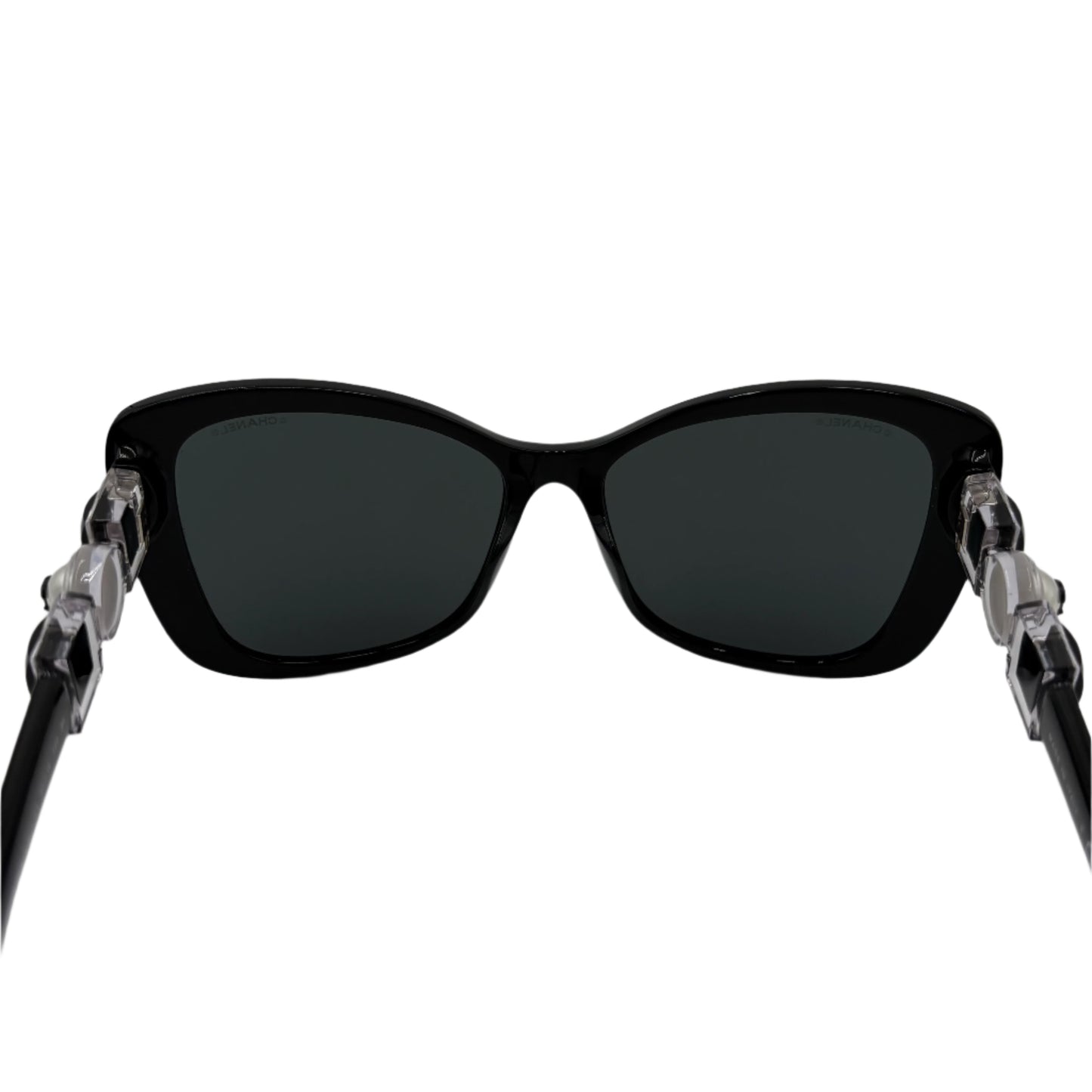 Chanel Acetate Pearl Butterfly Sunglasses 5445-H