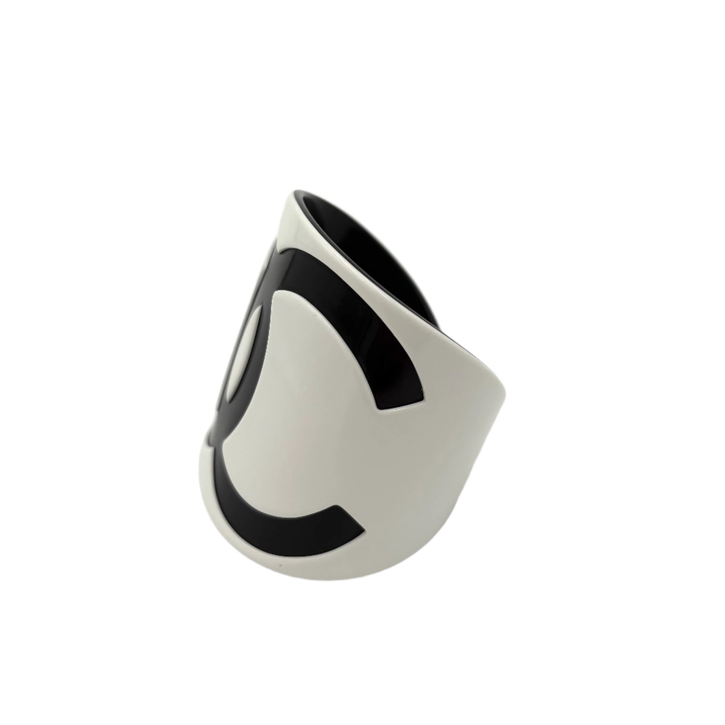 2001 Chanel CC Resin Wide Cuff