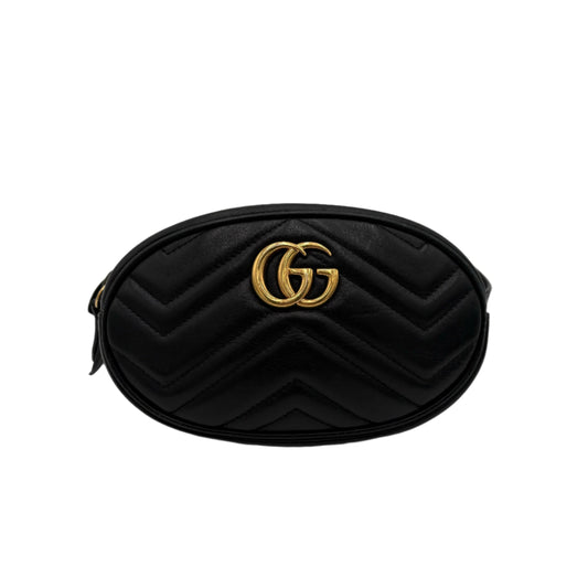 Gucci GG Marmont Black Belt Bag