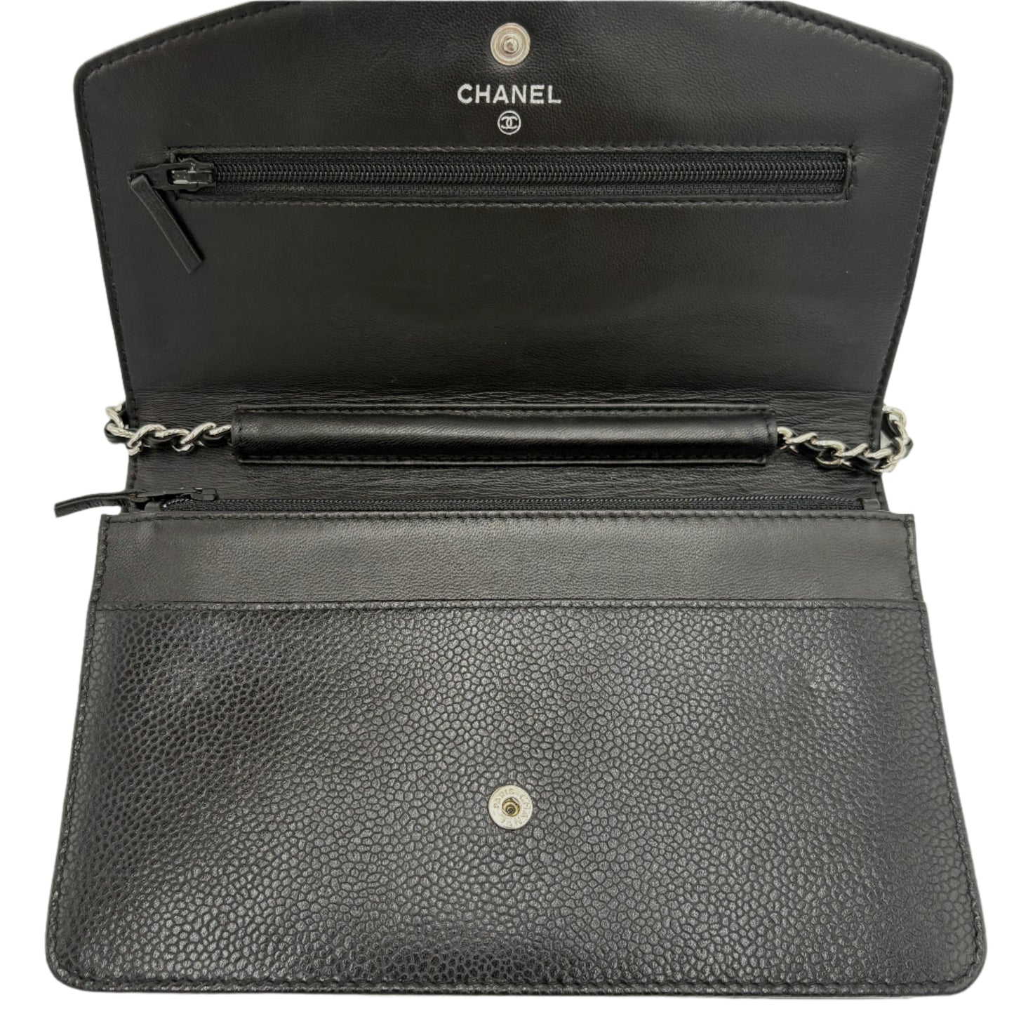 2008 Chanel Caviar Timeless Wallet On Chain