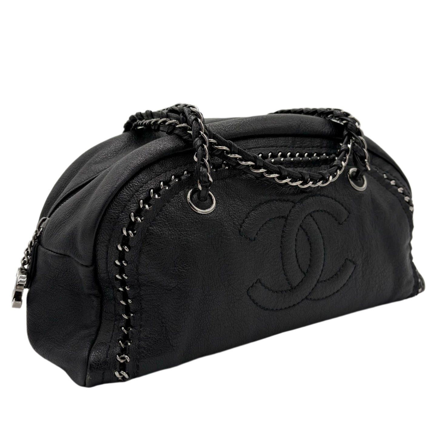 Chanel Luxe Ligne Bowler Bag-Black