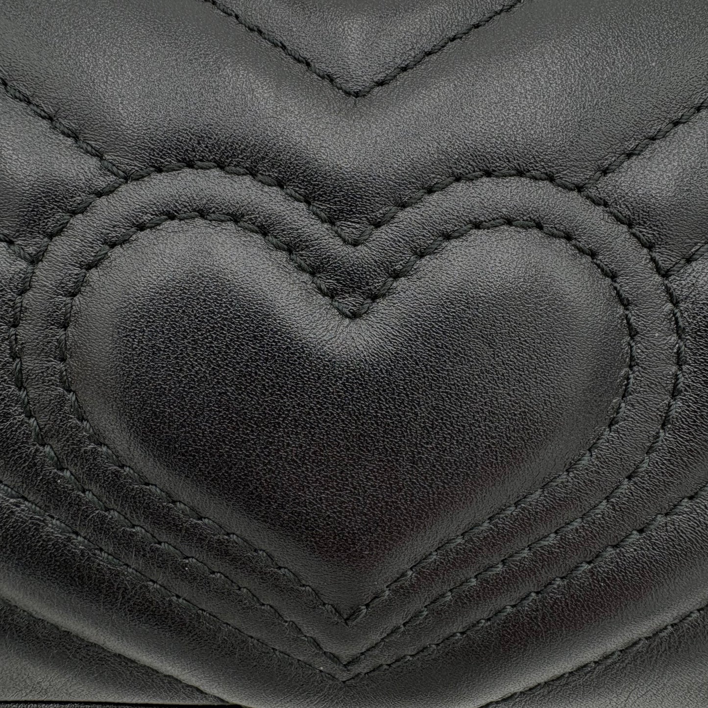 Gucci GG Marmont Super Mini Bag-Blk Leather : Super Mini