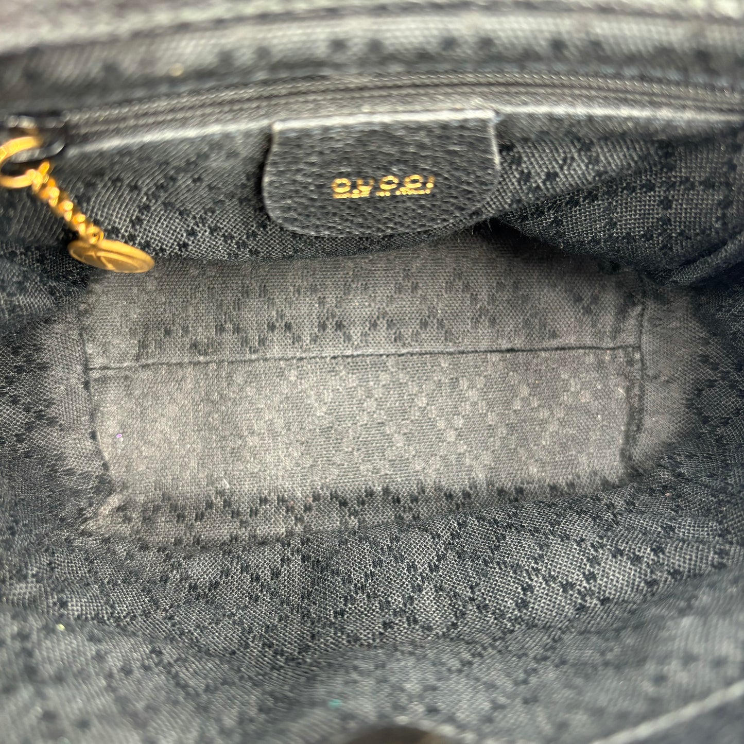 Gucci Mini Suede Bamboo 2 Way Bag