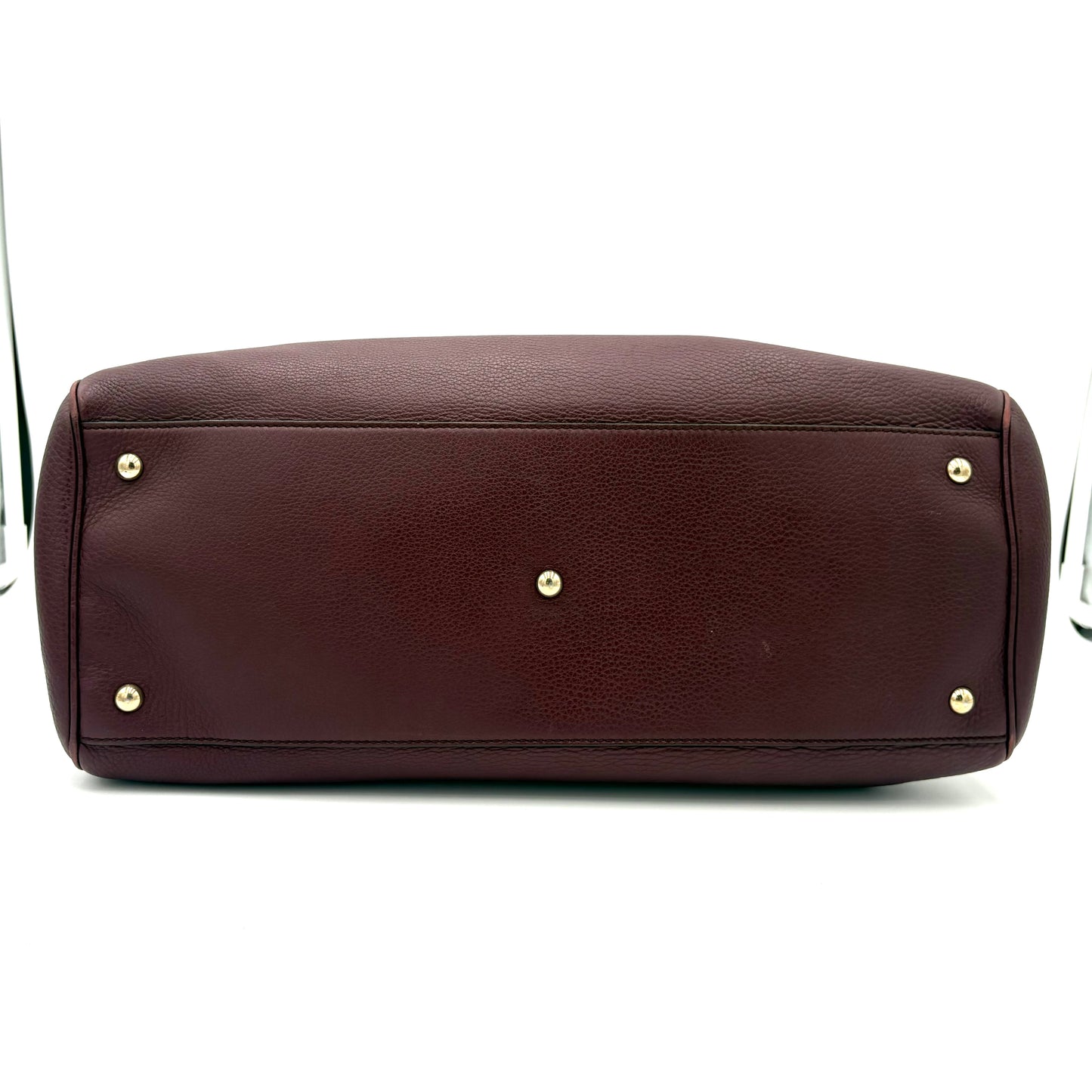 Gucci Bamboo Shopper Tote Bag-Burgundy