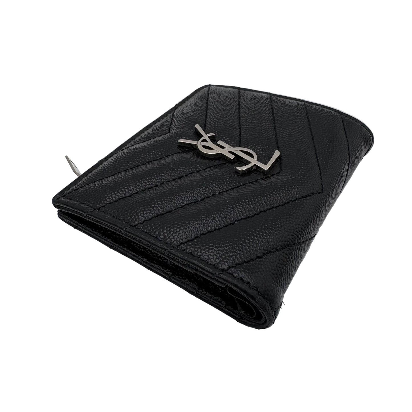 Saint Laurent YSL Cassandre Matalasse Bi-Fold Wallet