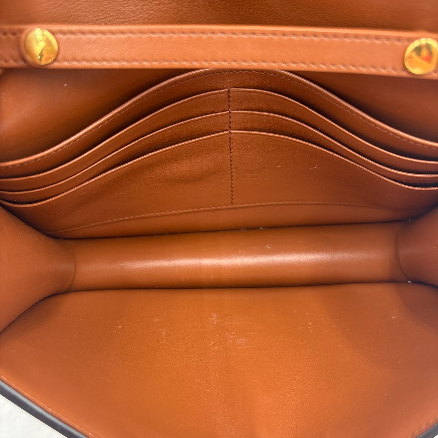 Celine Triomphe Chain Leather Crossbody Bag