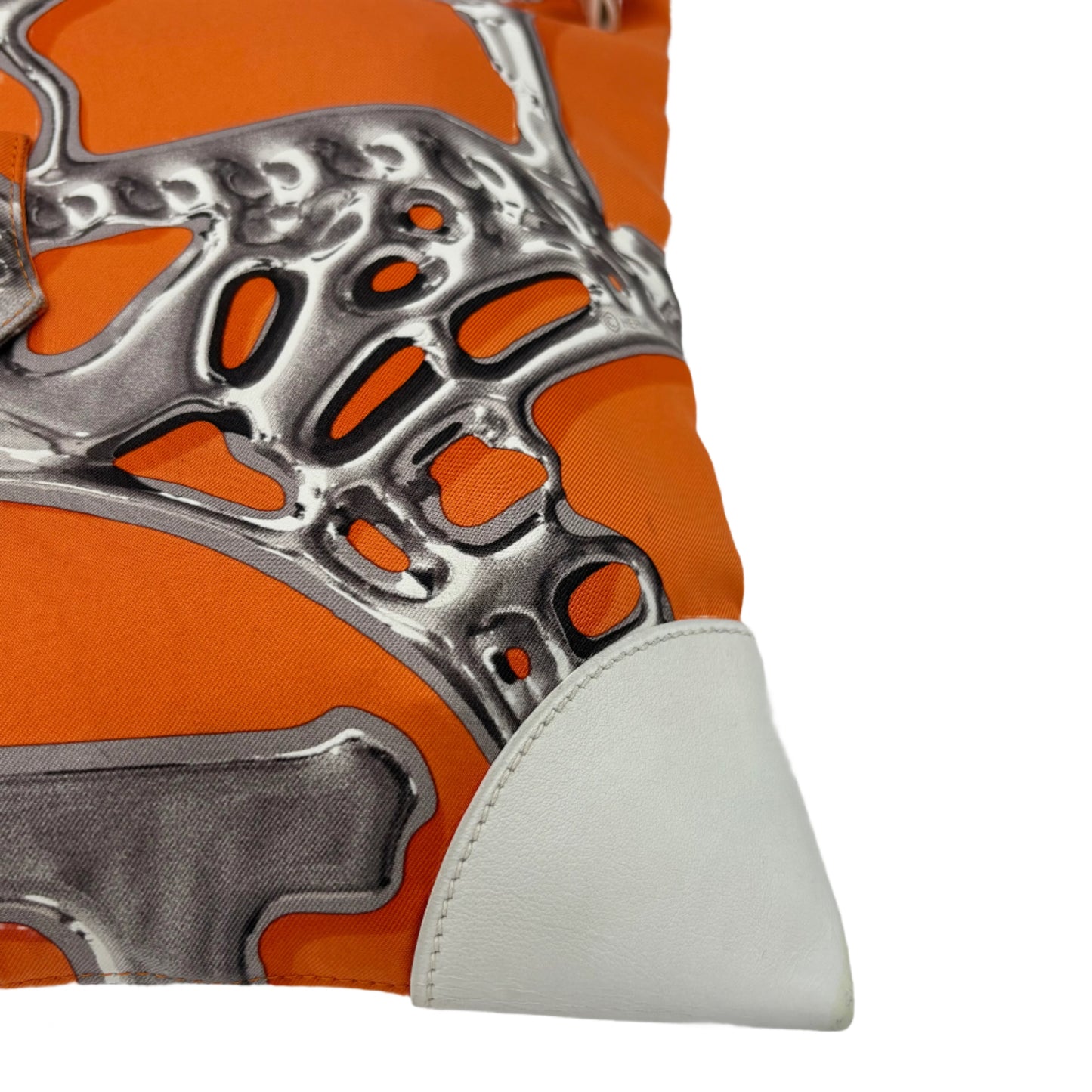 Hermes Vif Argent Silky City 33 Pouch Bag