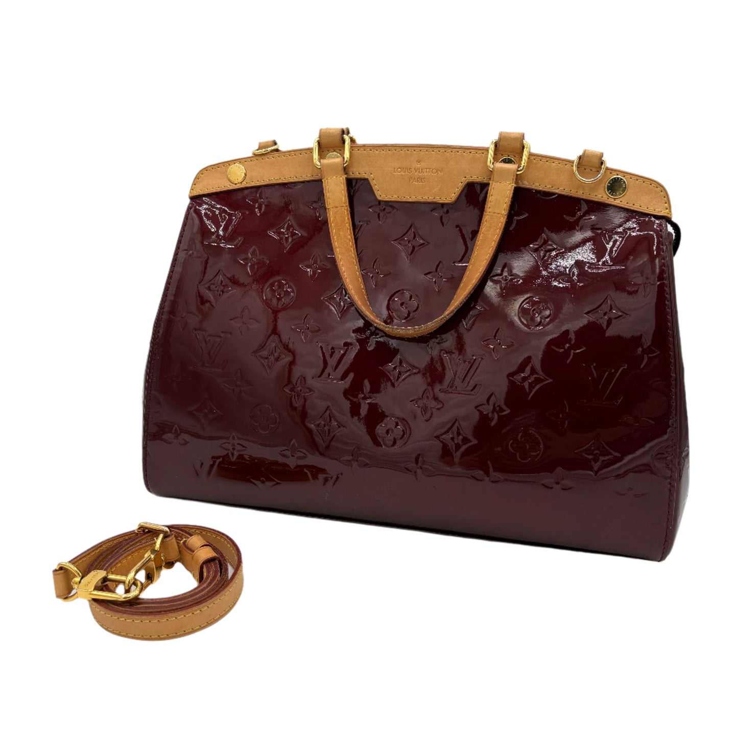 Louis Vuitton Brea Handbag-Vernis Burg : PM