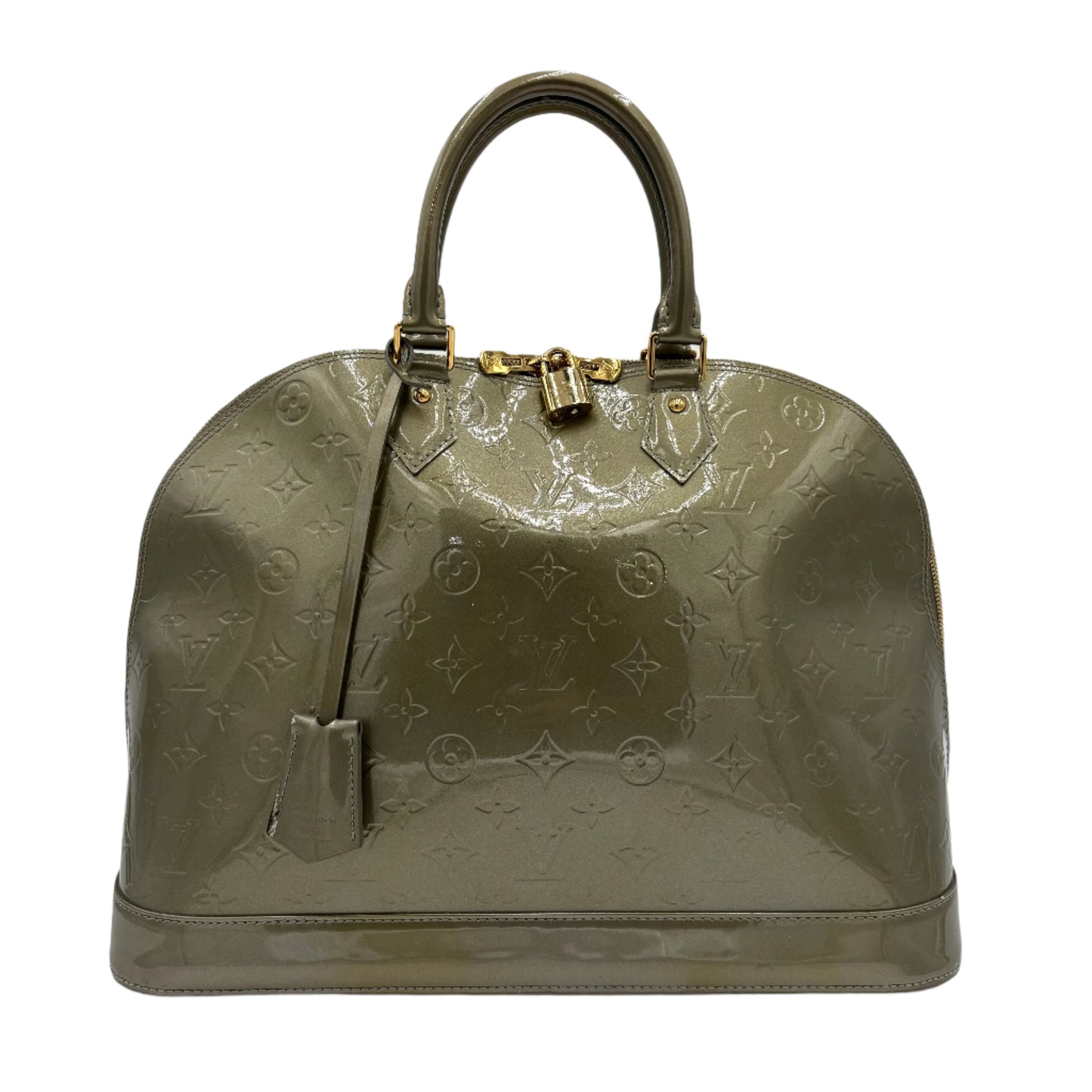 Louis Vuitton Alma GM-Olive Vernis