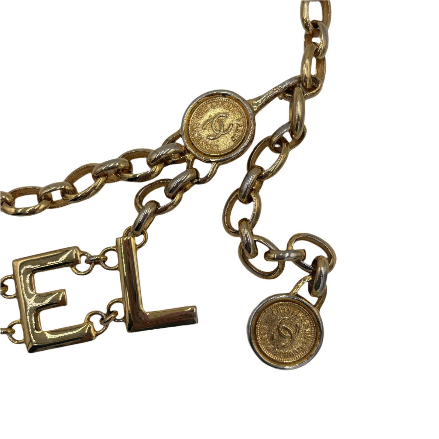 1993 Chanel Letter Logo Belt